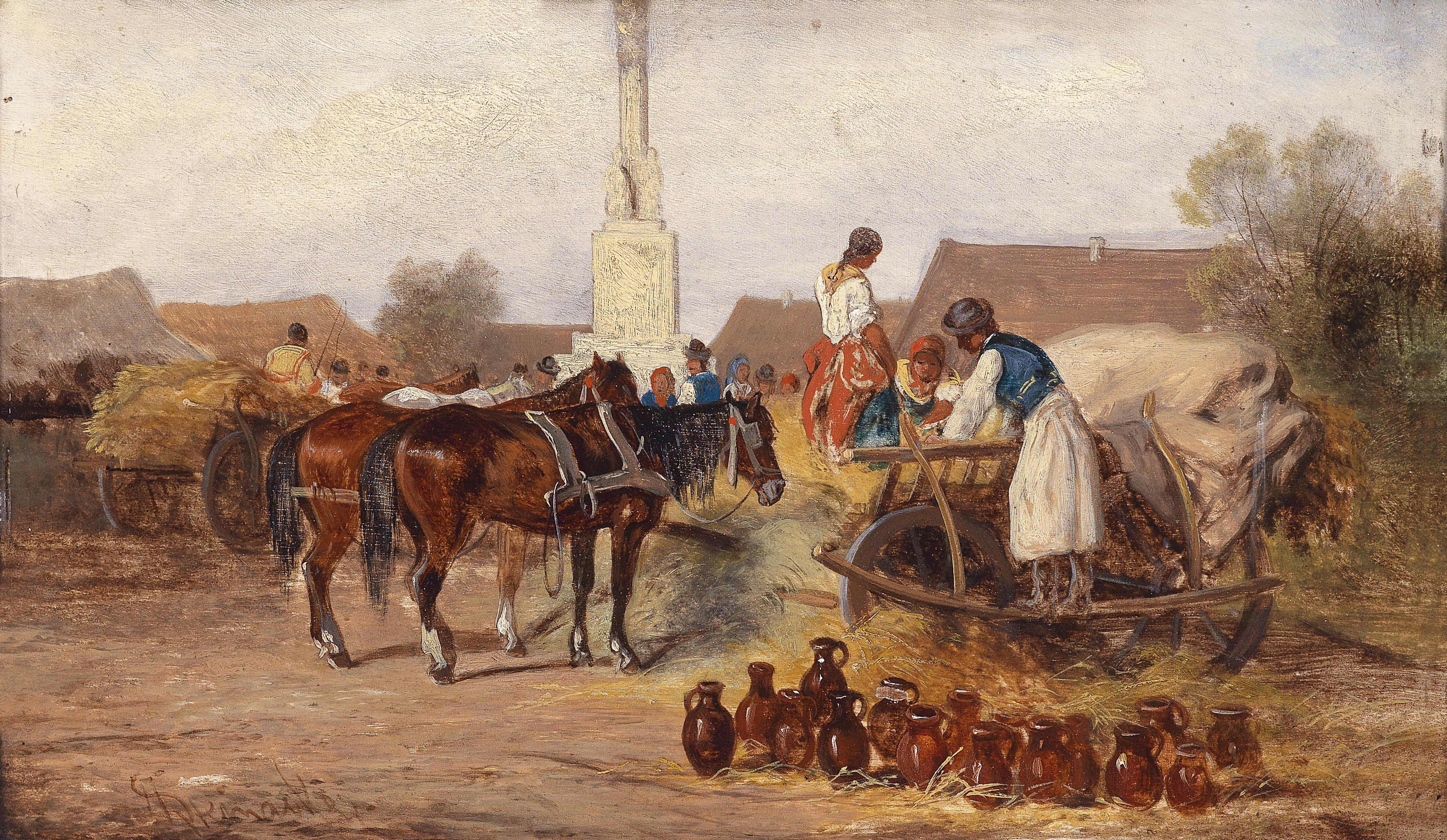 Alfred Steinacker Am Töpfermarkt