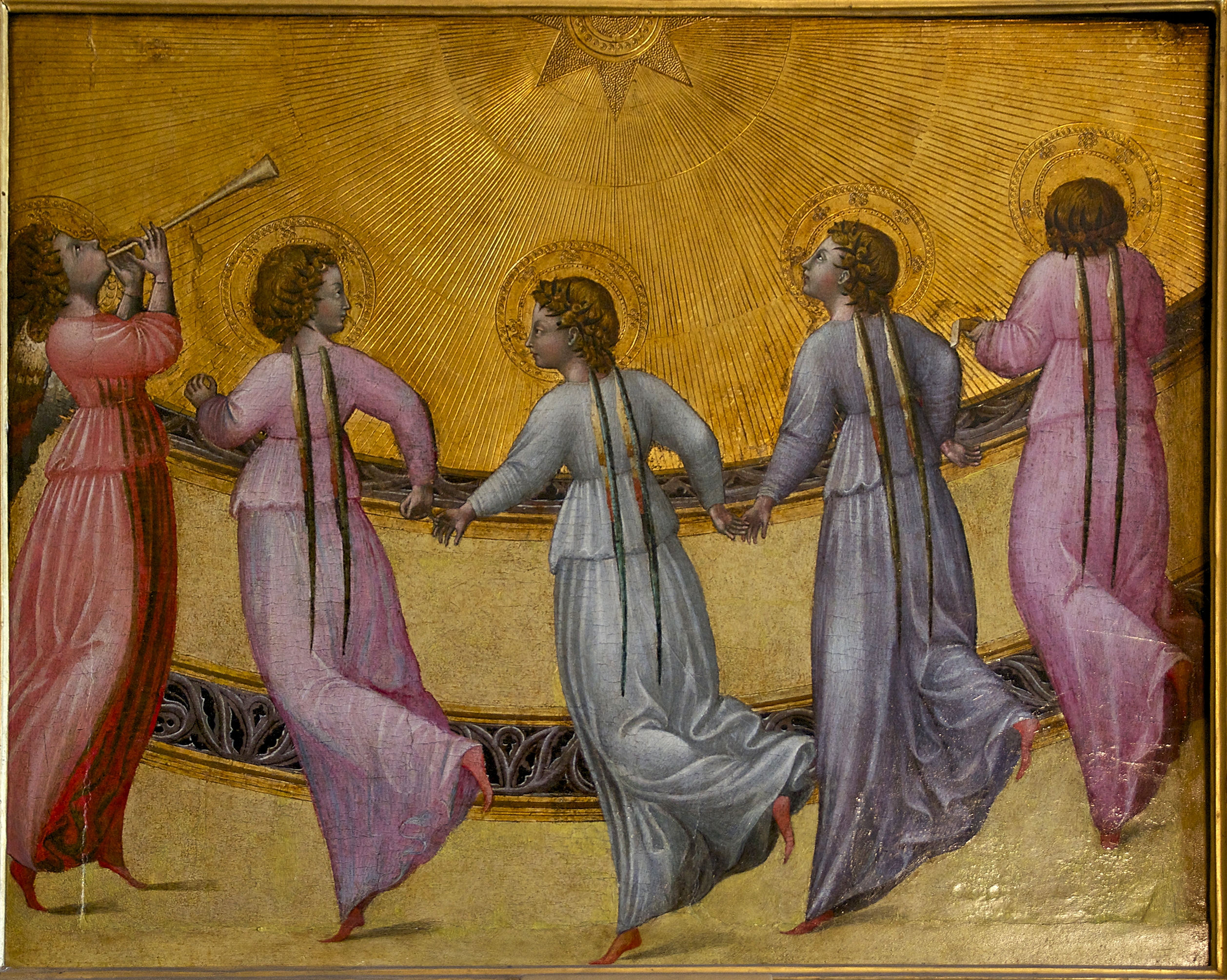 Angels dancing sun Giovanni di Paolo Condé Chantilly