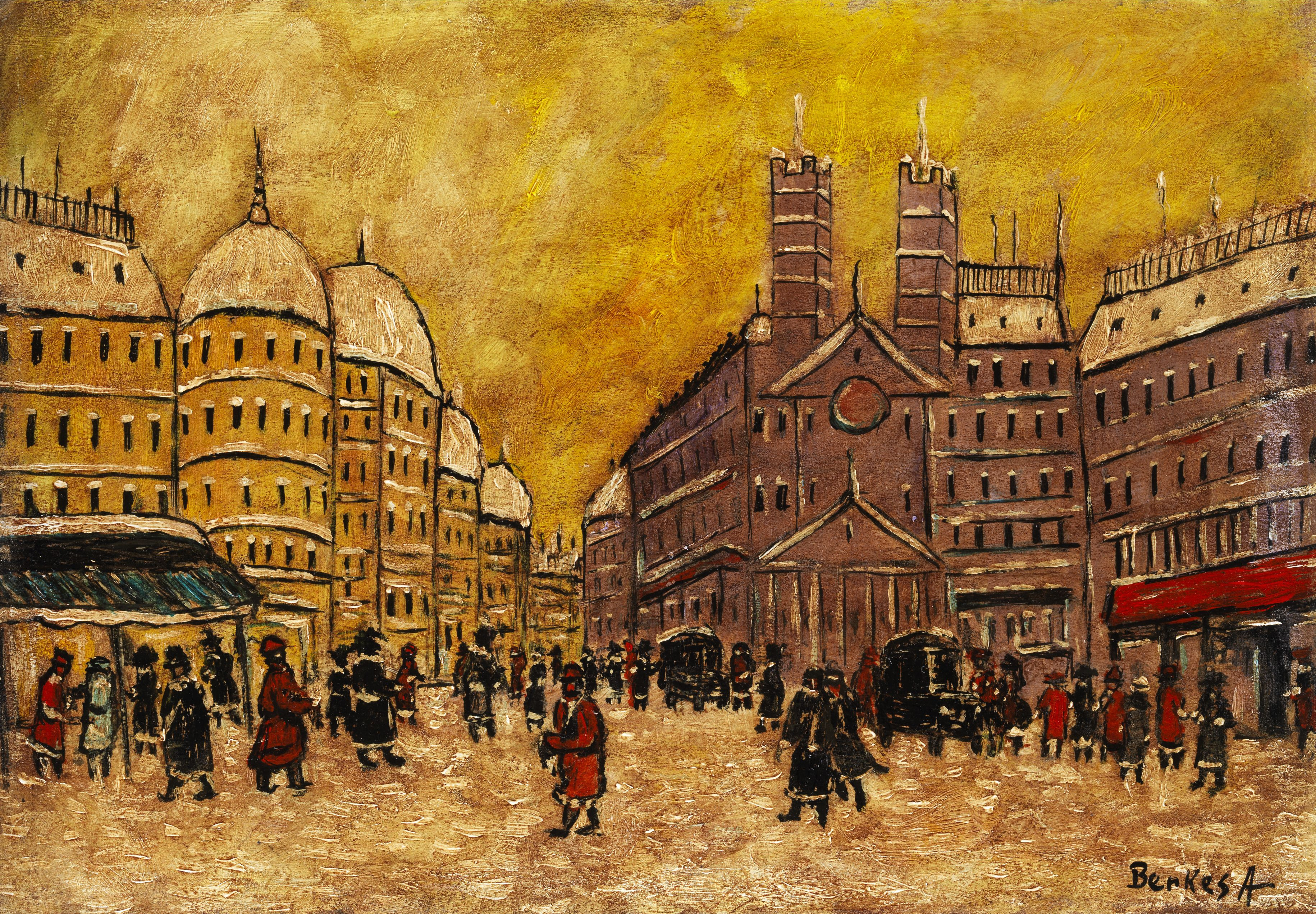 Antal Berkes Street scene