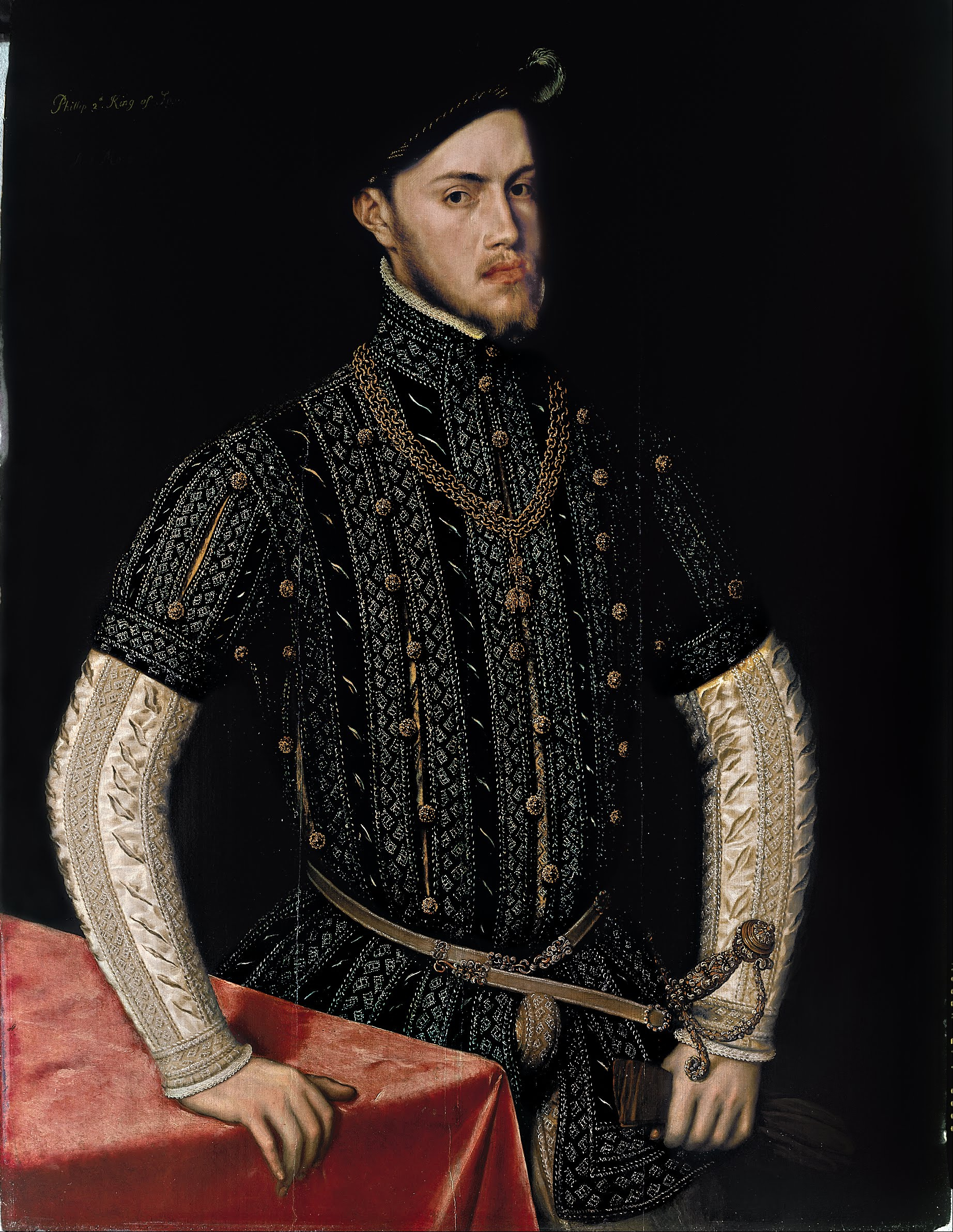 Anthonis Mor - Portrait of Philip II - Google Art Project