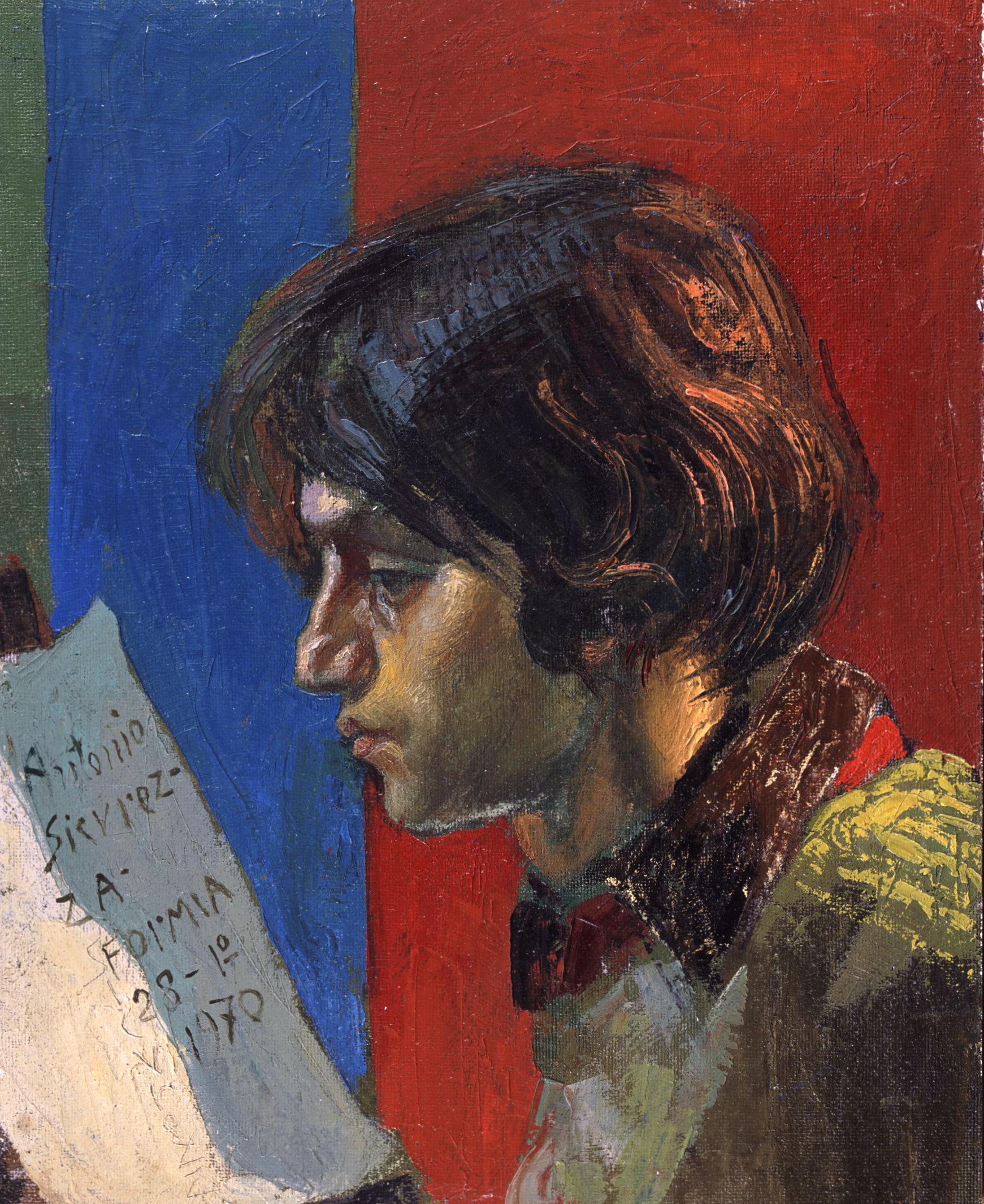 Antonio Sicurezza Young man reading