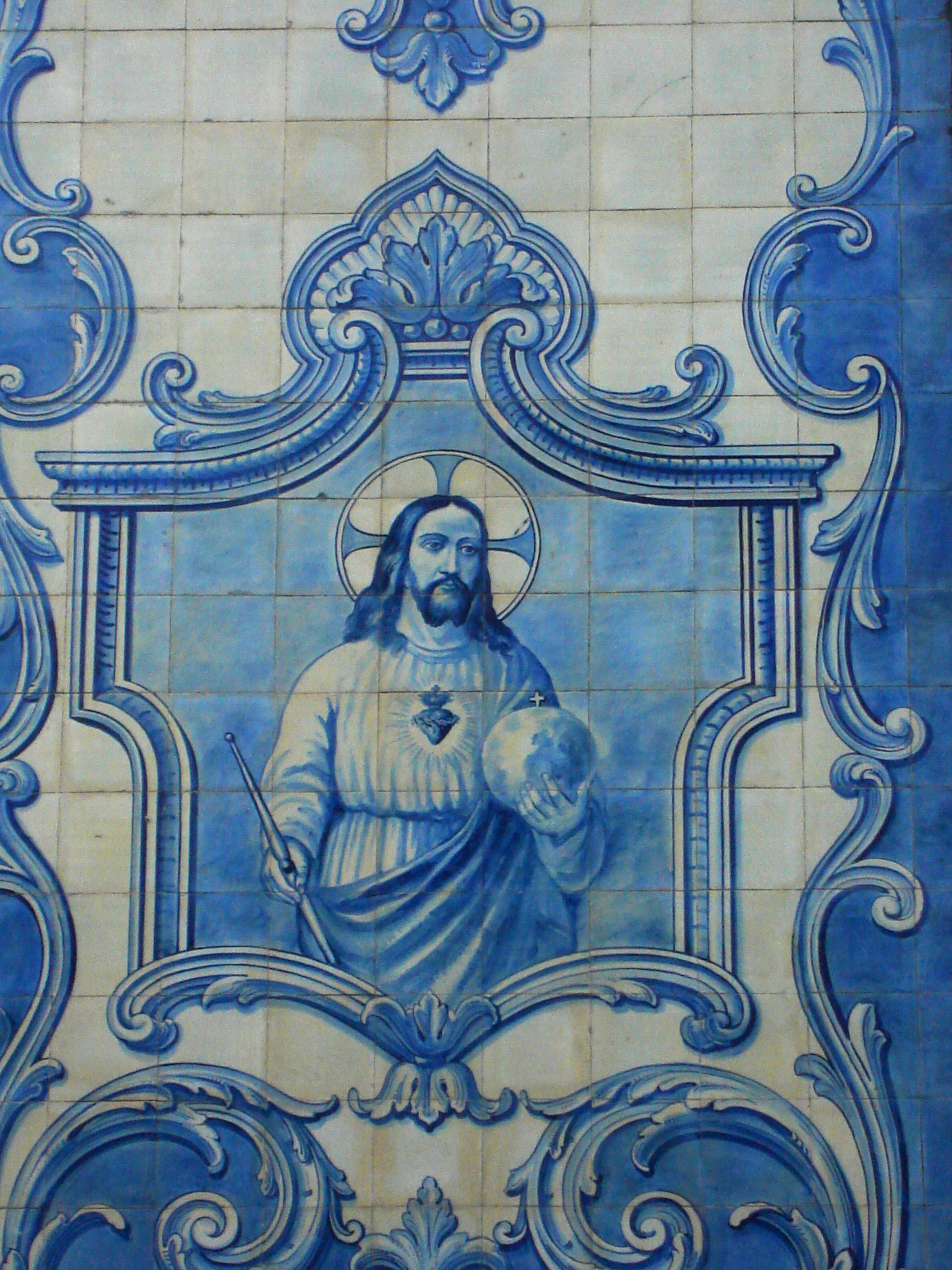 Azulejos da Igreja de Carvalhido - Jesus
