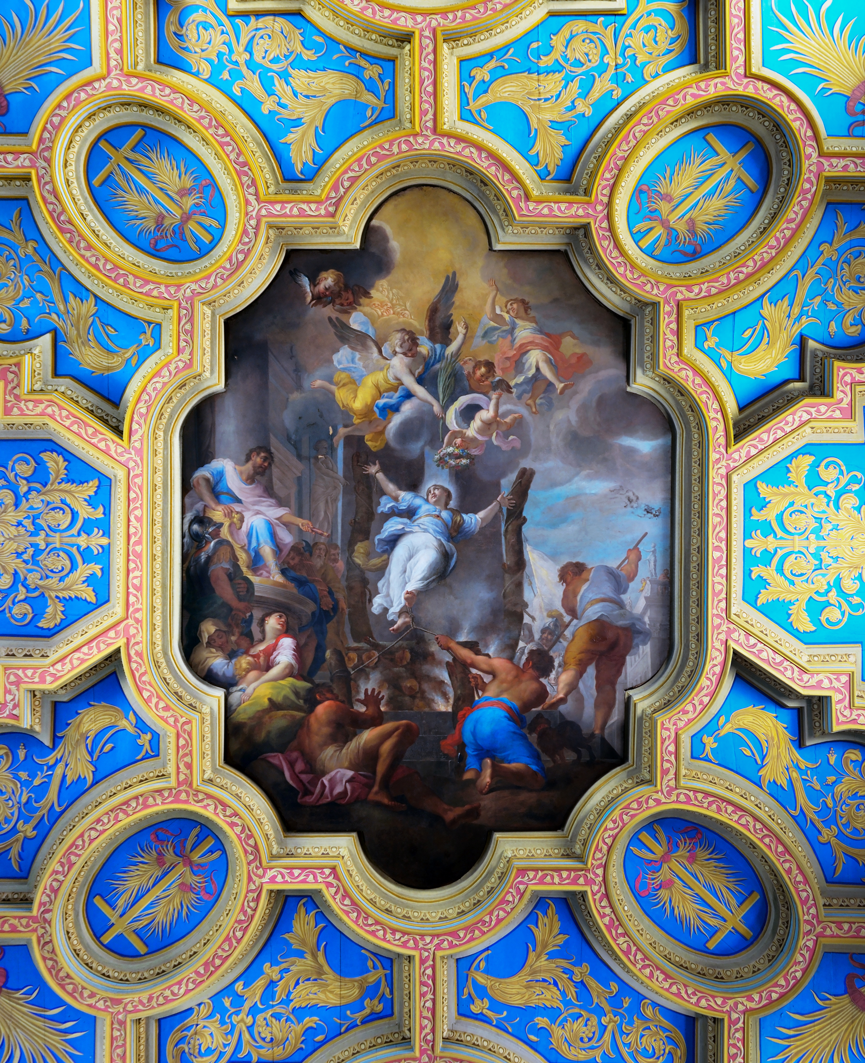 Basilica di Sant'Anastasia al Palatino (Rome) - Ceiling