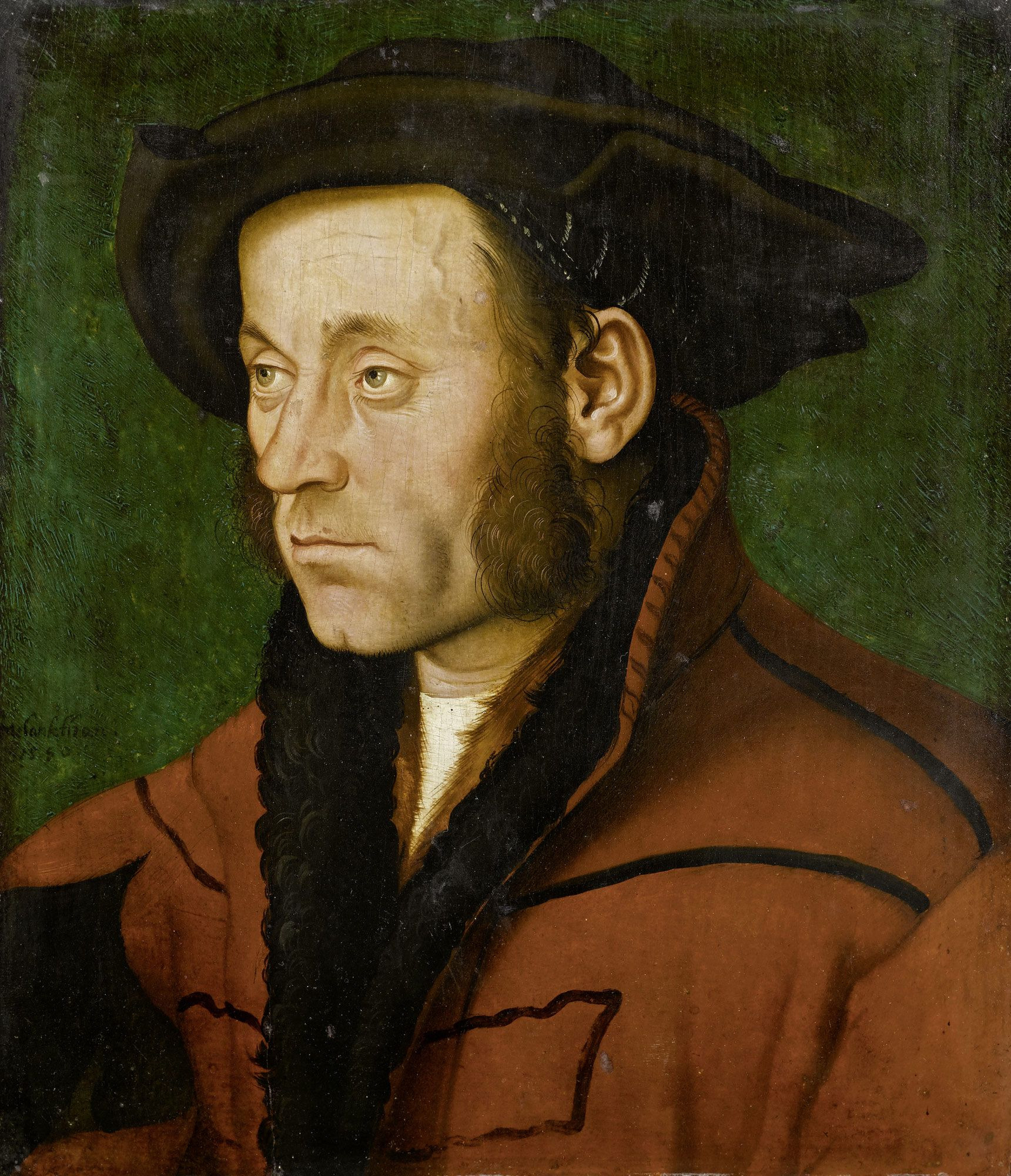 Bildnis eines Herren in mittlerem Alter (süddeutsch um 1520-1530)