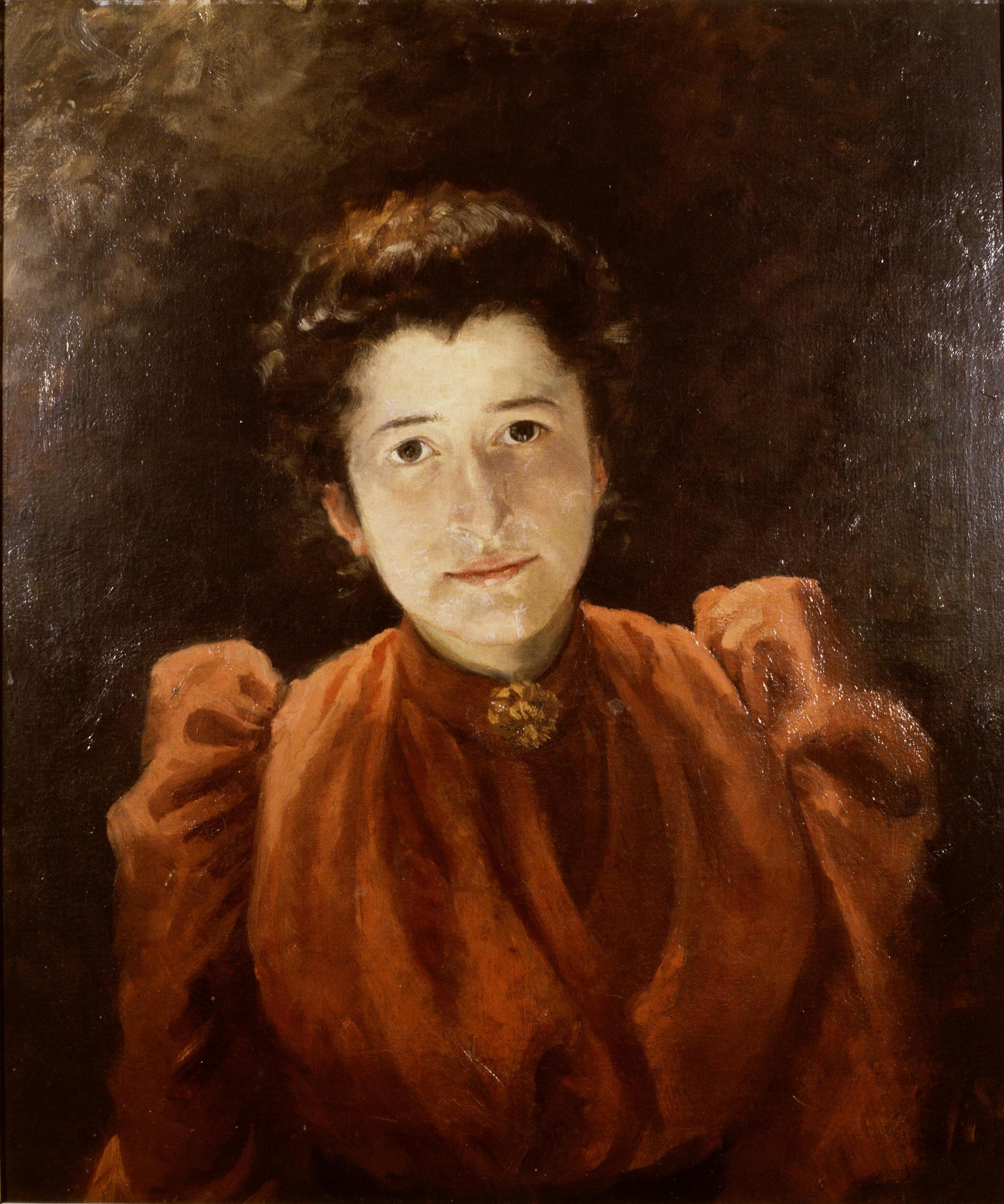 Carolina Anna Teixeira de Mattos, zelfportret ca.1875 - 1899