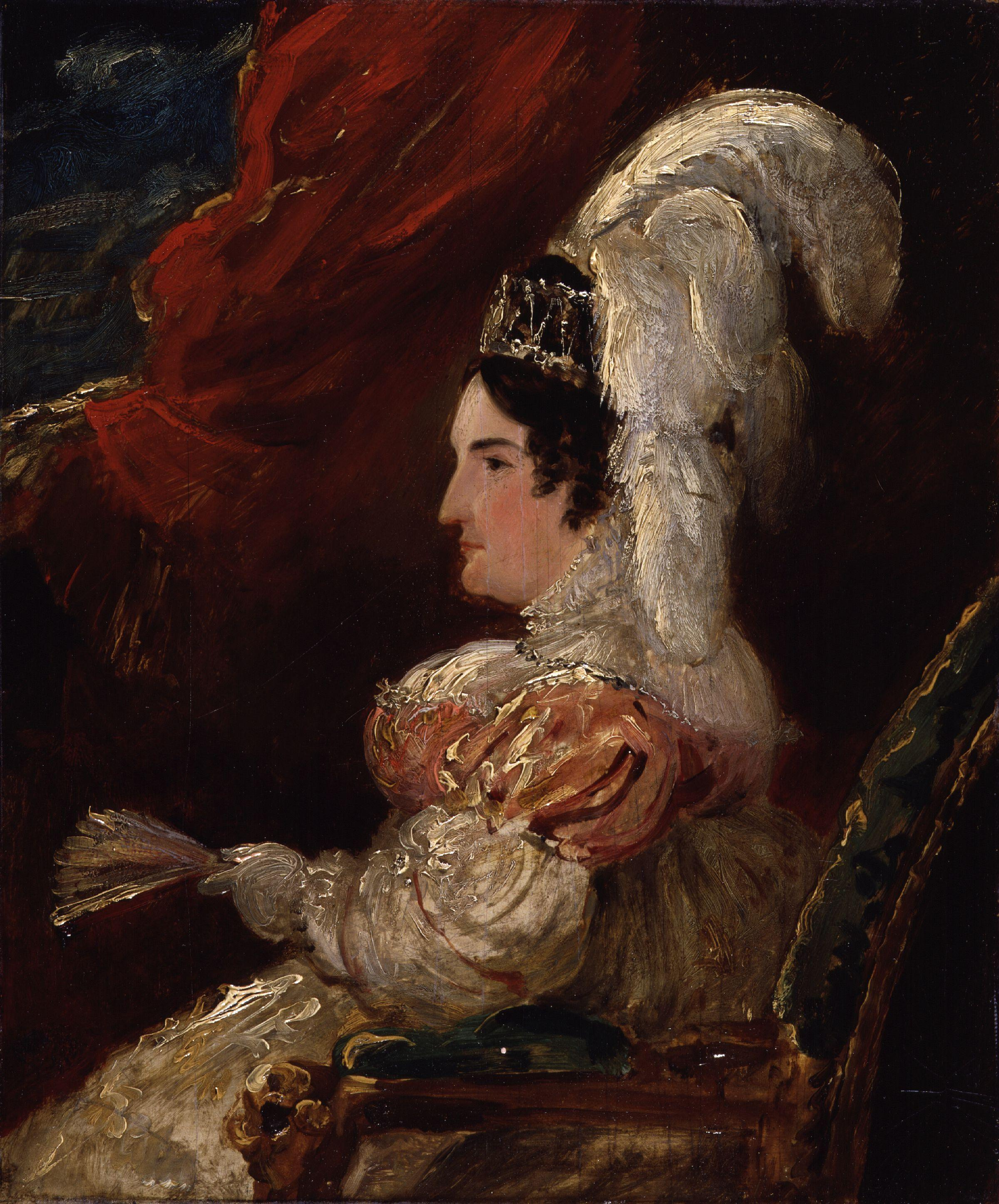 Caroline Amelia Elizabeth of Brunswick by Sir George Hayter