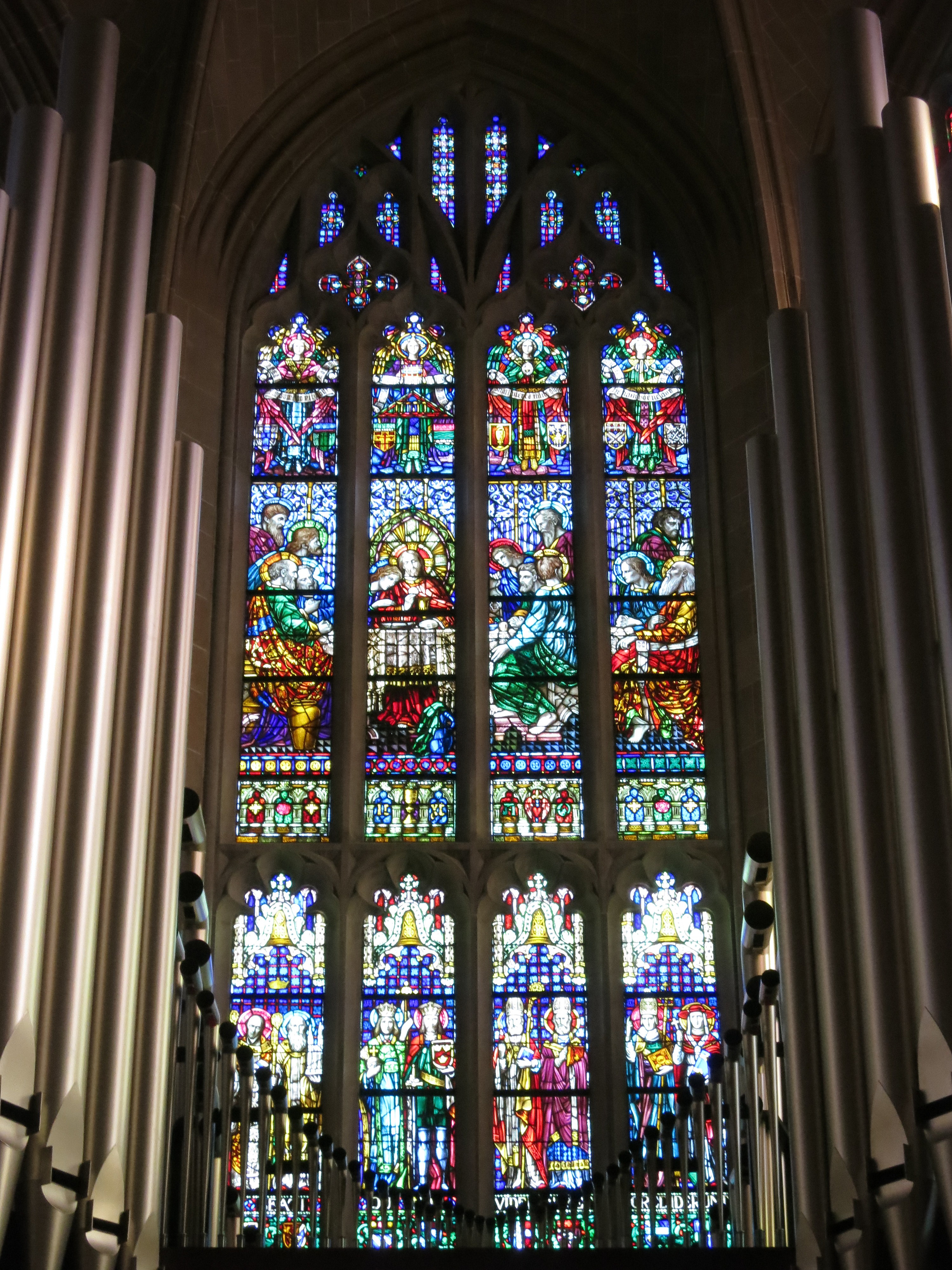 Cathedral of the Most Blessed Sacrament (Detroit, Michigan) - stained glass, The Last Supper