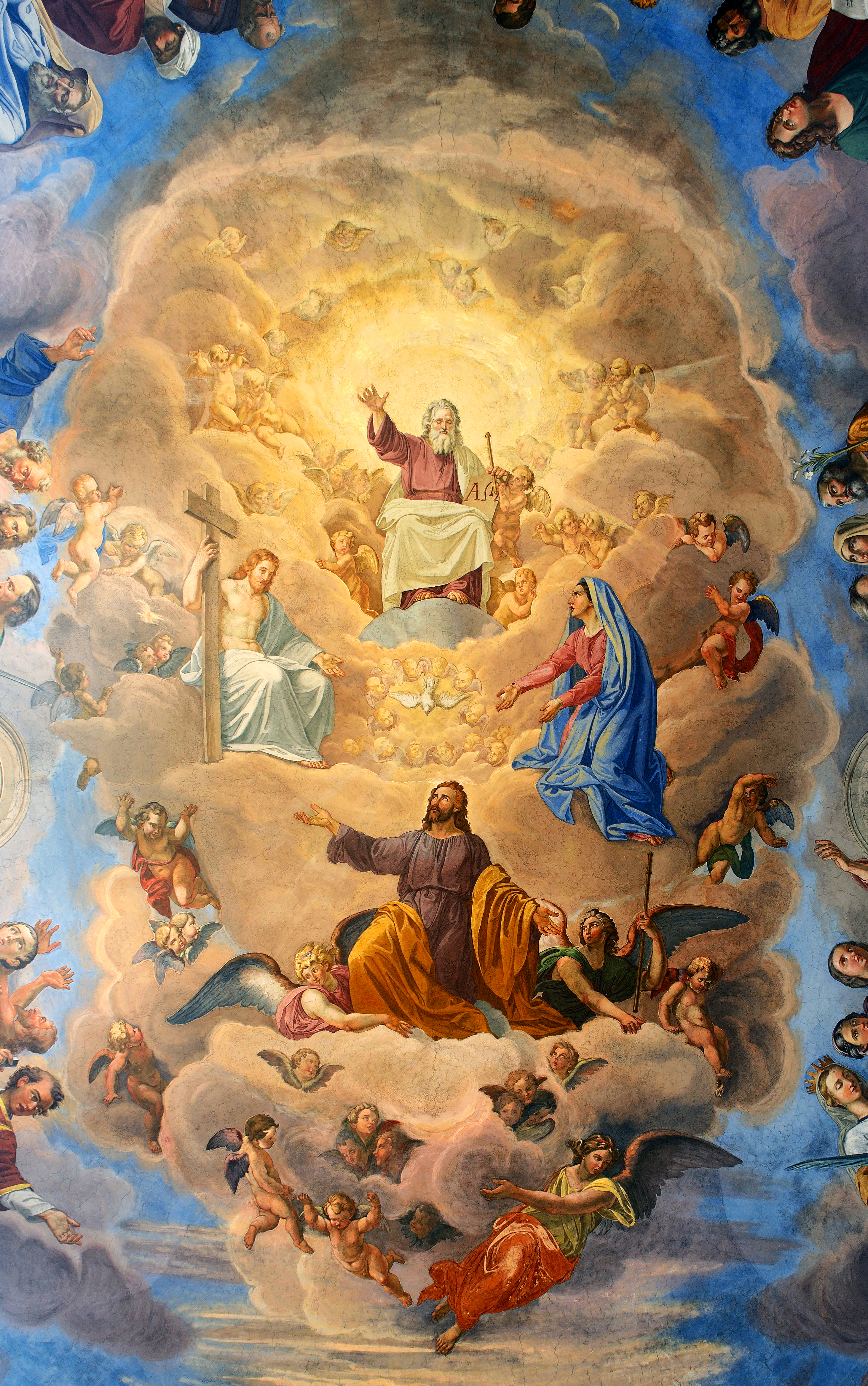 Ceiling of San Giacomo in Augusta (Roma)