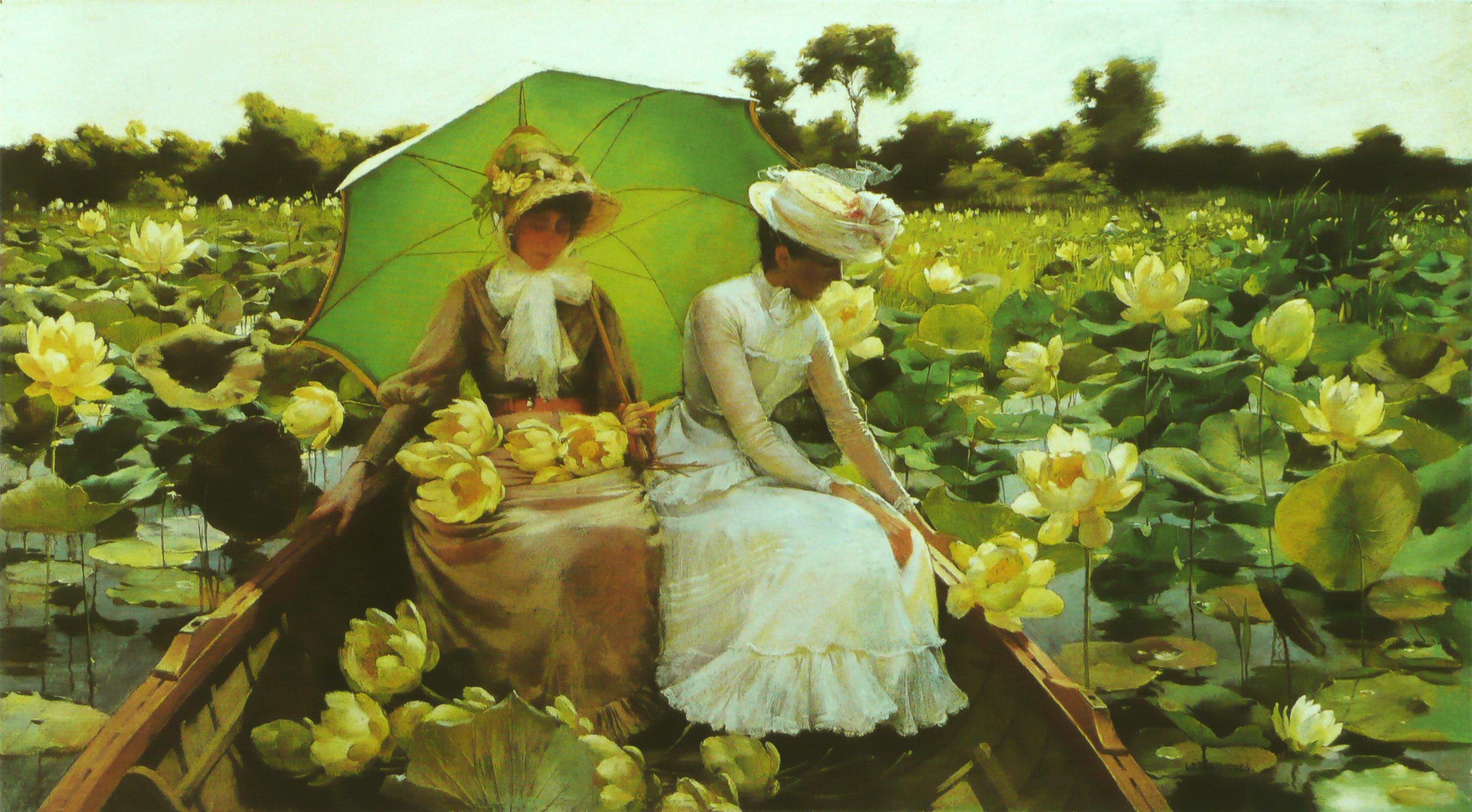 Charles Courtney Curran - NÃ©nuphars