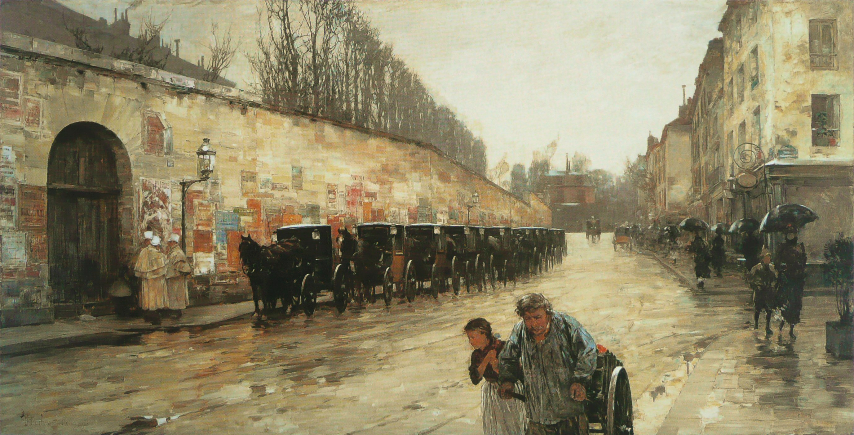 Childe Hassam - Une averse