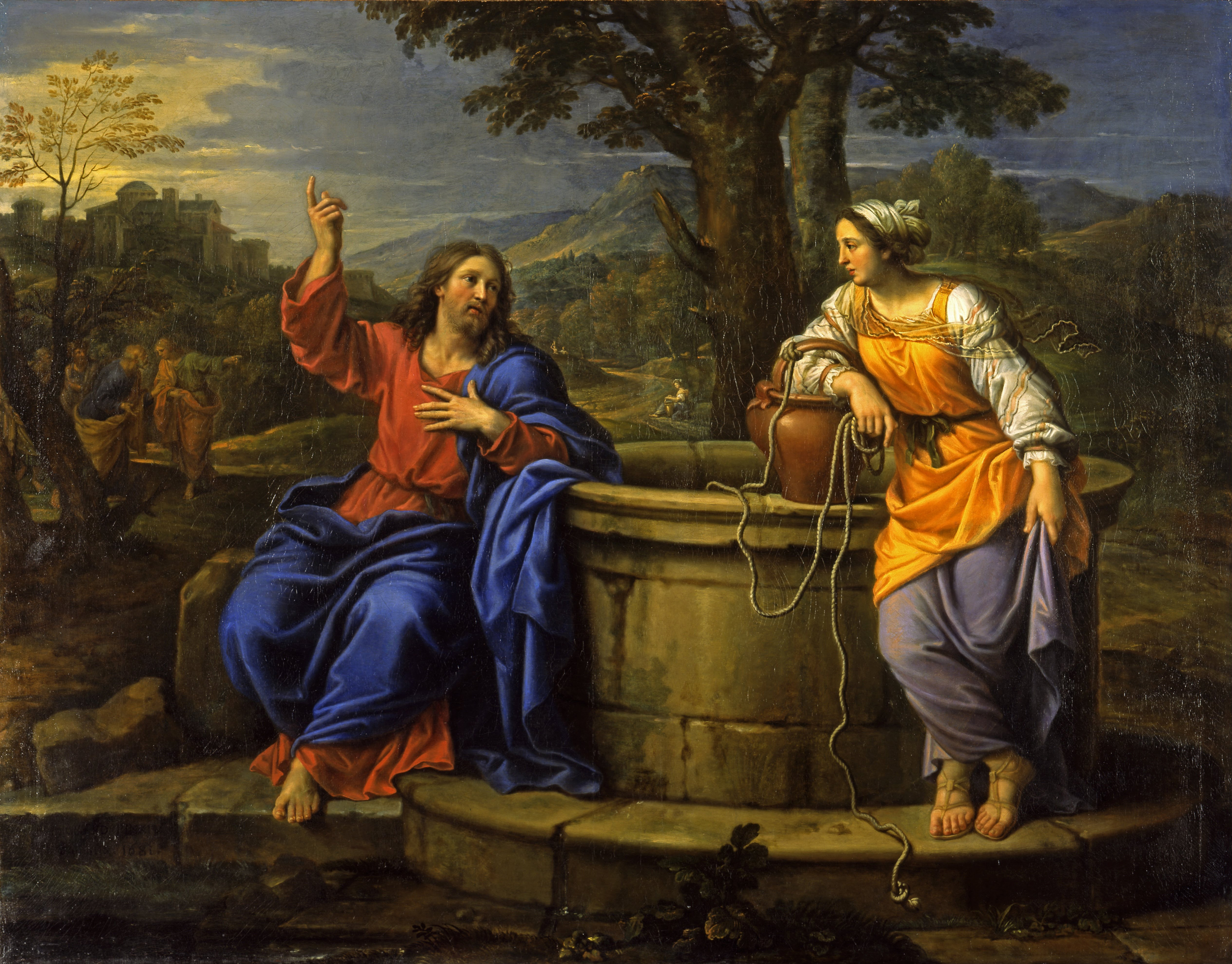Christ and the Woman of Samaria - Pierre Mignard - Google Cultural Institute