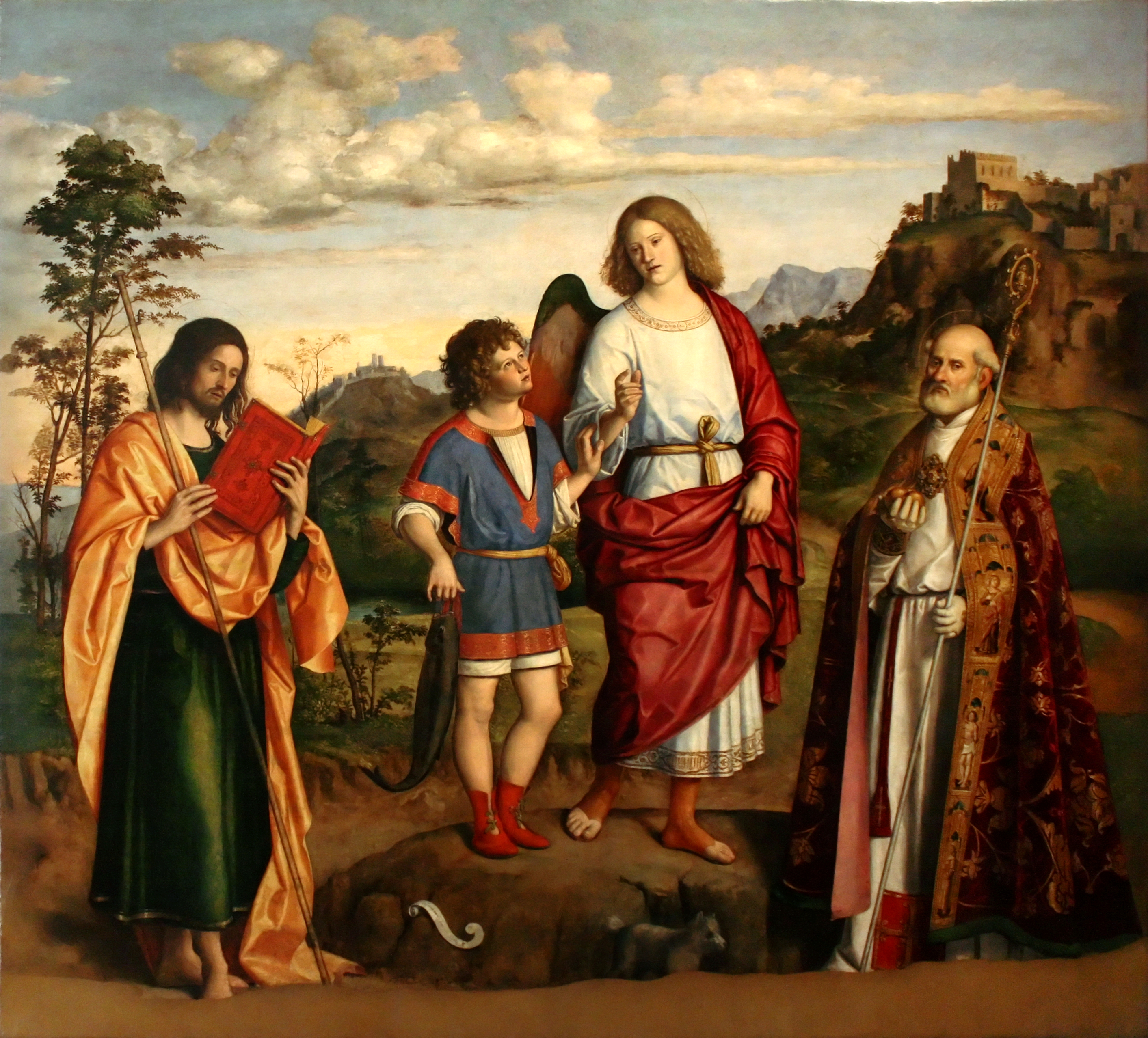 Cima da Conegliano - L'Arcangelo con Tobiolo e due santi