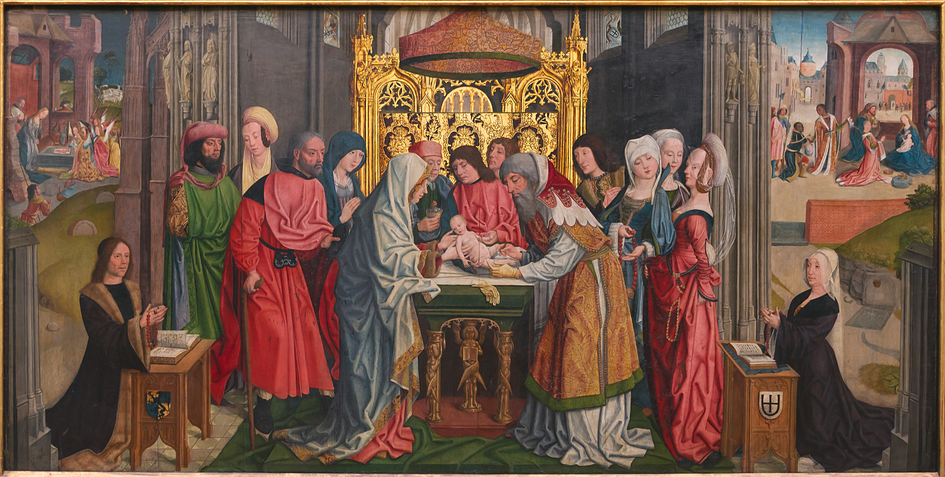 Circoncision du Christ, Meister der Heiligen Sippe, W.A.F. 642, Alte Pinakothek Munich