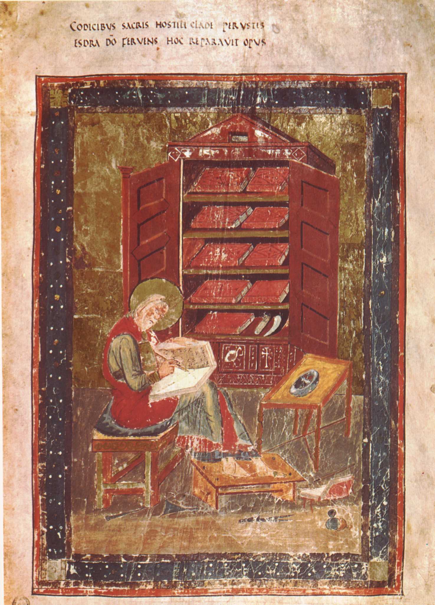Codx Amiatinus Folio 5r Ezra