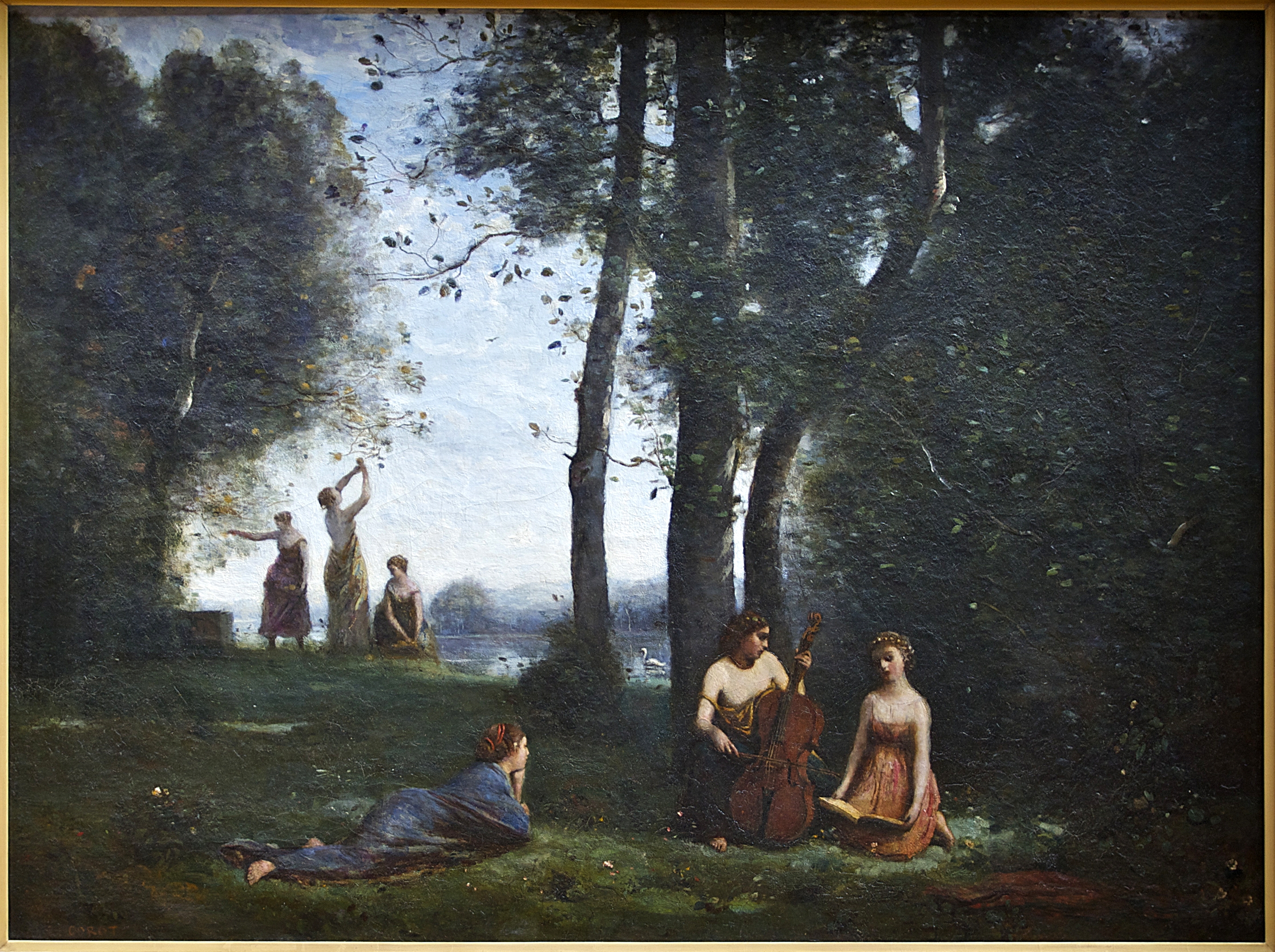 Corot concert champêtre Condé Chantilly
