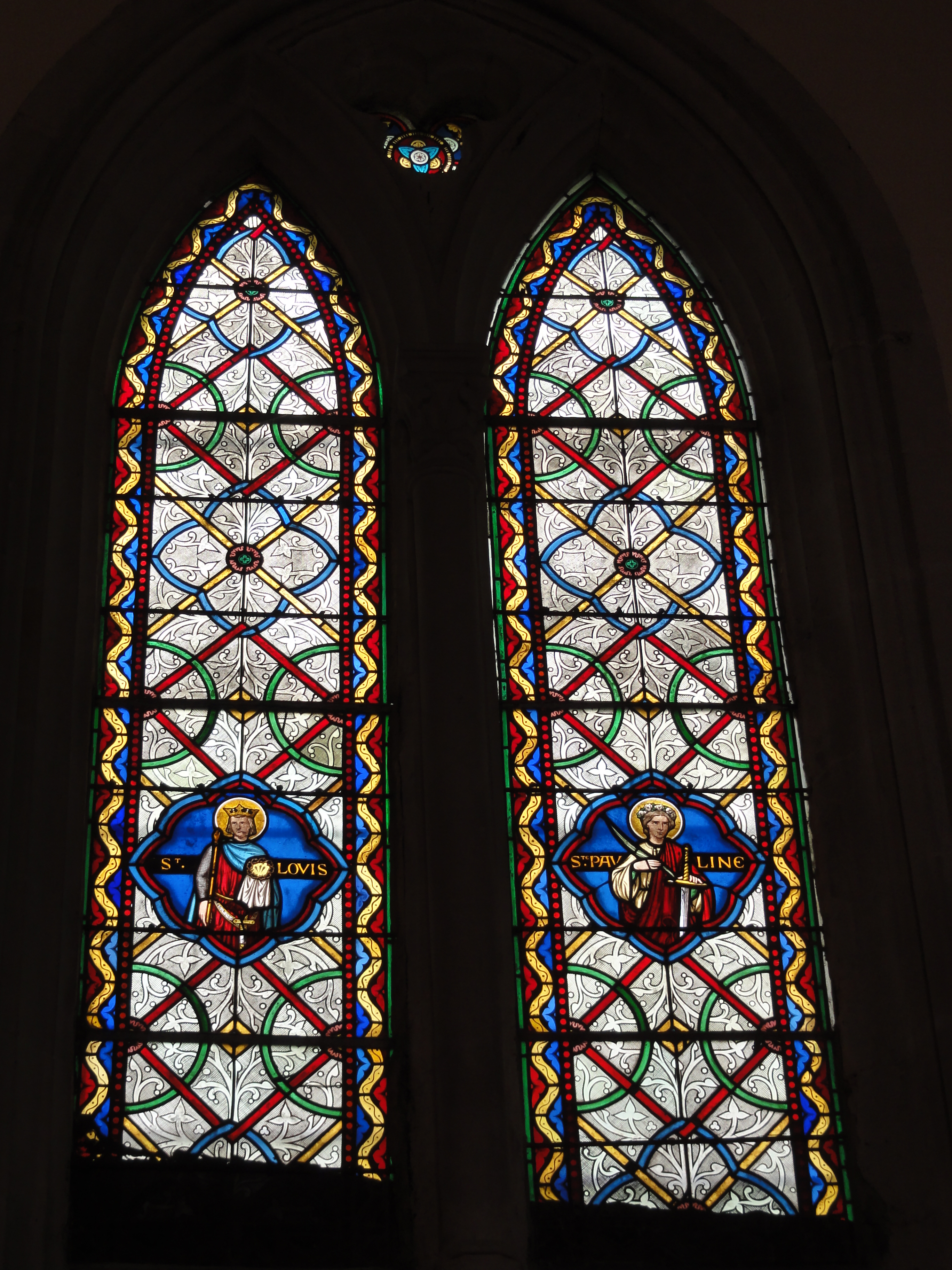 Dangé-Saint-Romain (Vienne) Église Saint-Pierre, vitrail 06
