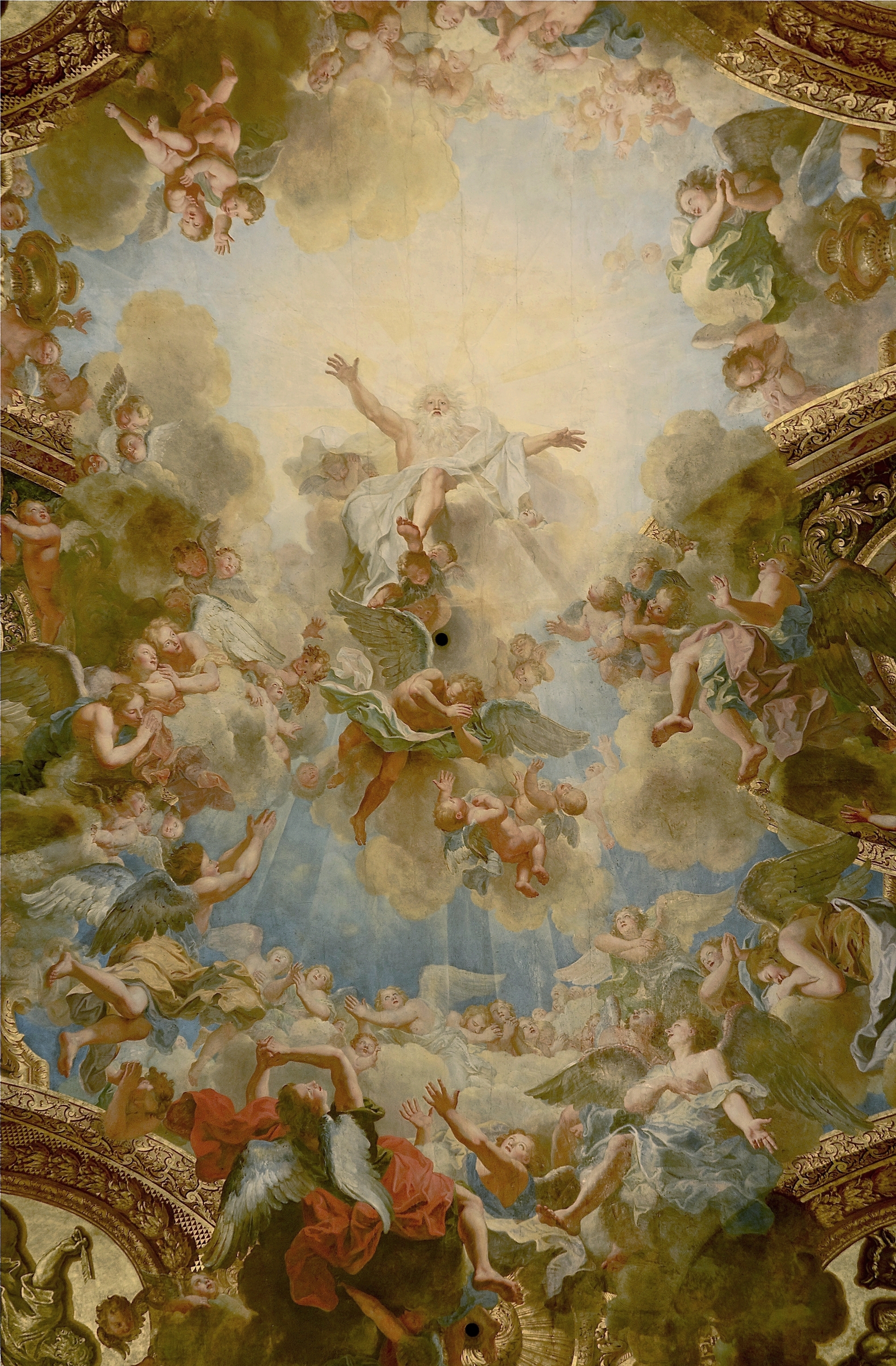 Dieu Tout-Puissant Chapelle Royale Versailles ceiling