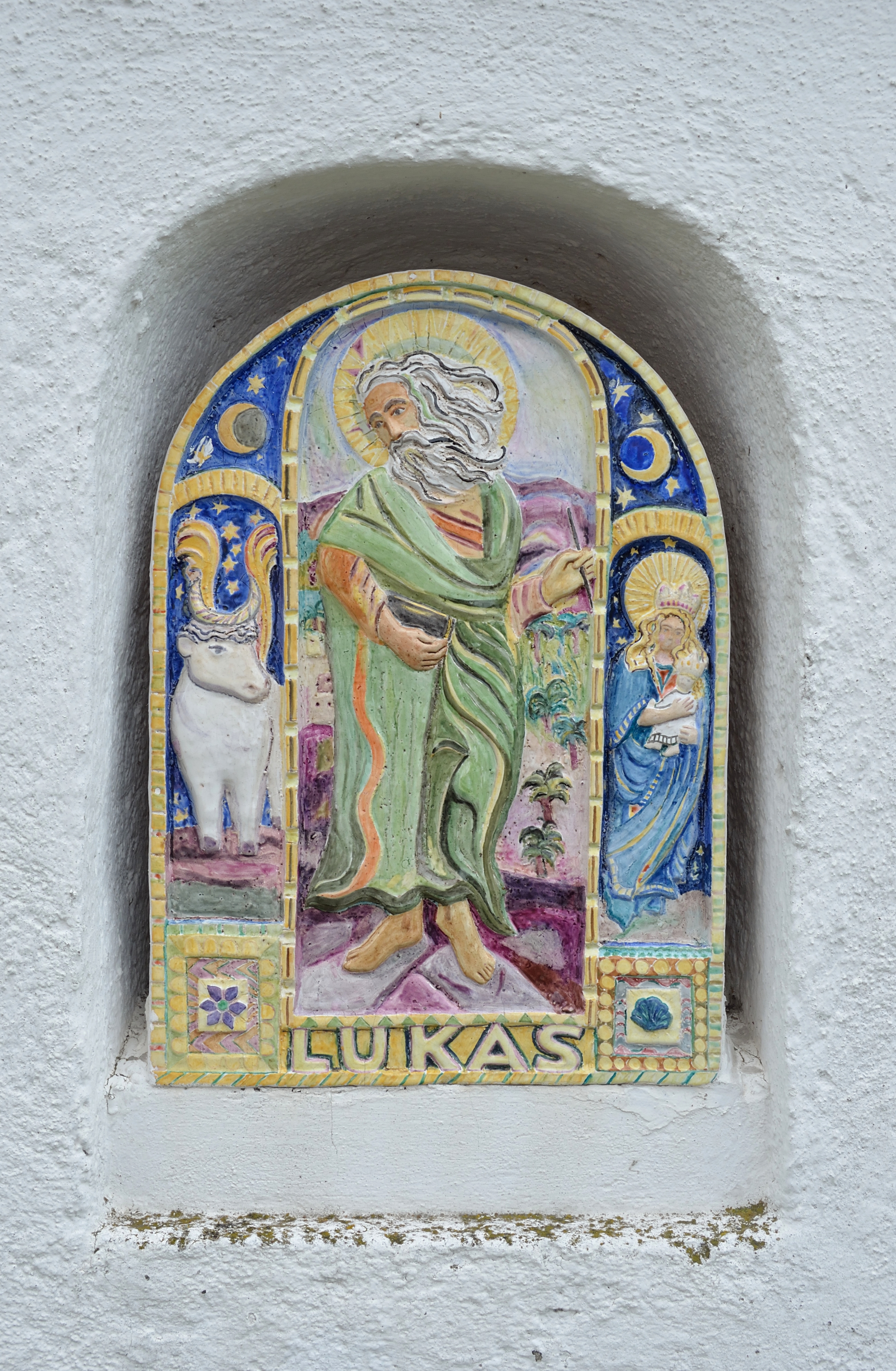 Evangelist shrine Saint Luke 02, St. Ägydius, Fischbach, Styria