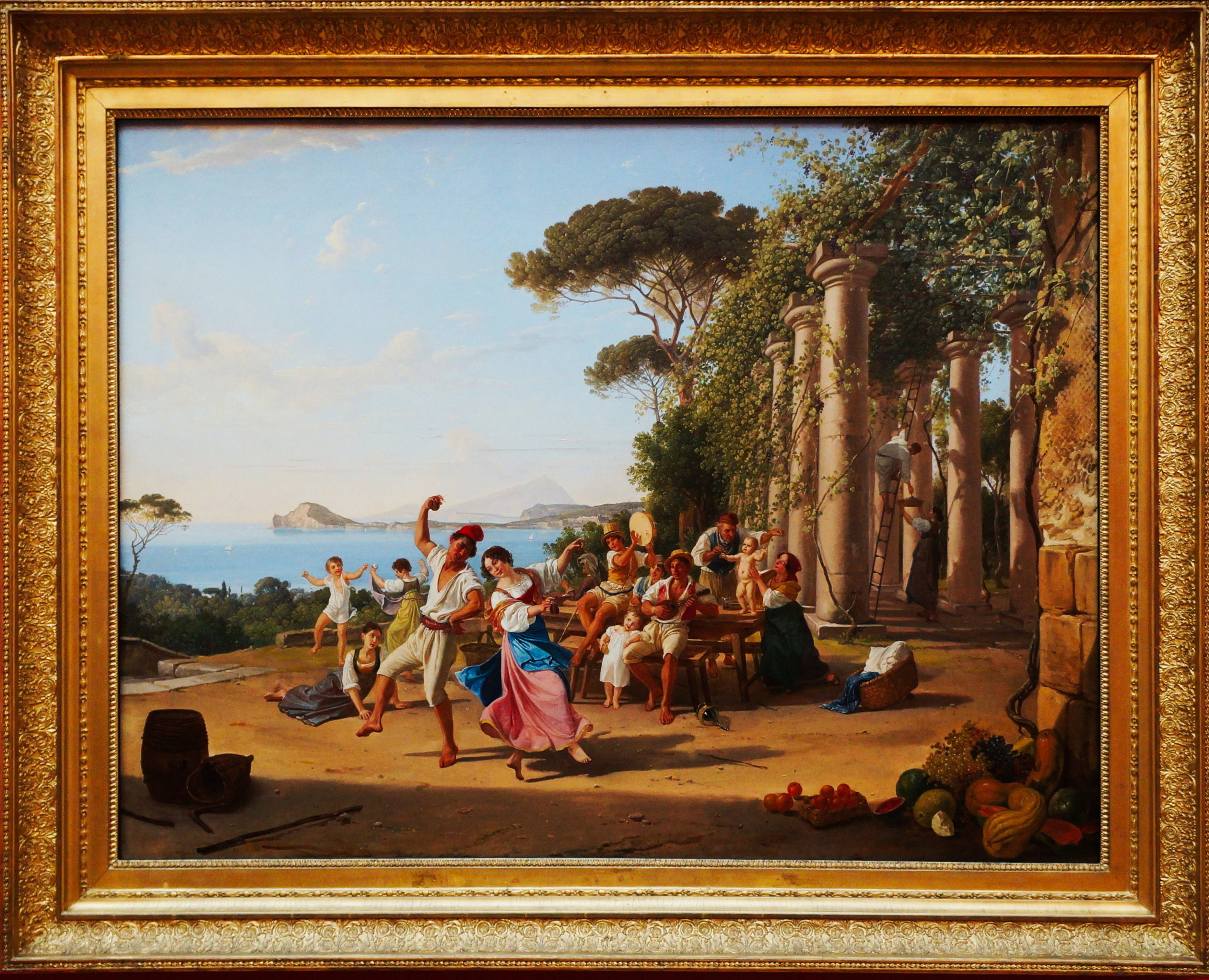 F. Ludwig von Catel.- Festival near Pozzuoli