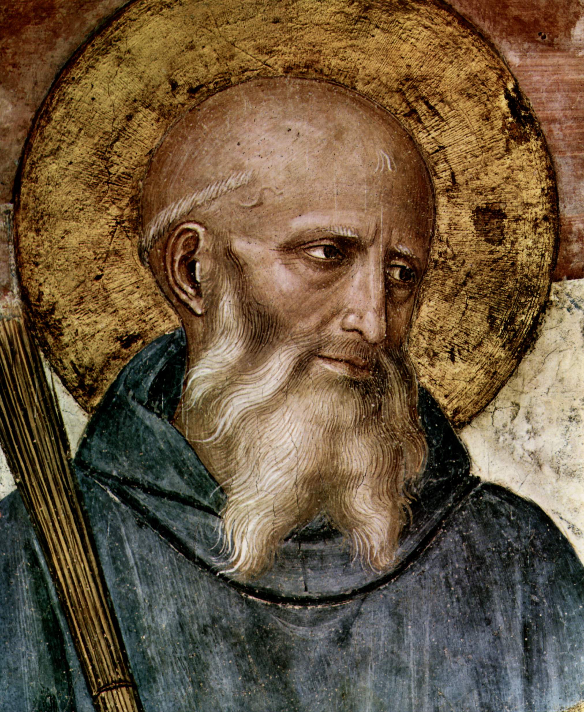 Fra Angelico - Kopf des Hl. Benedikt