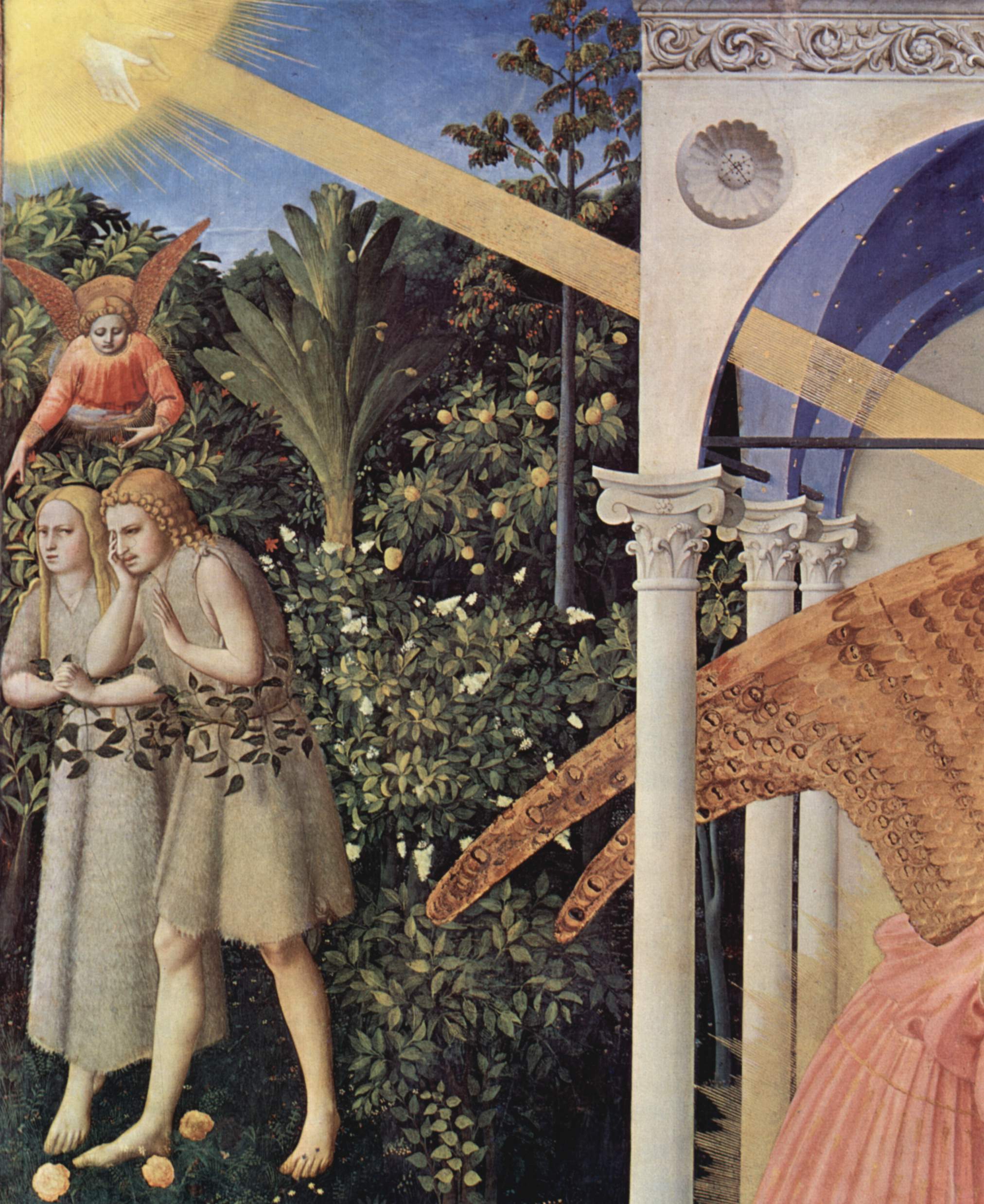 Fra Angelico Adam und Eva Vertreibung aus dem Paradies