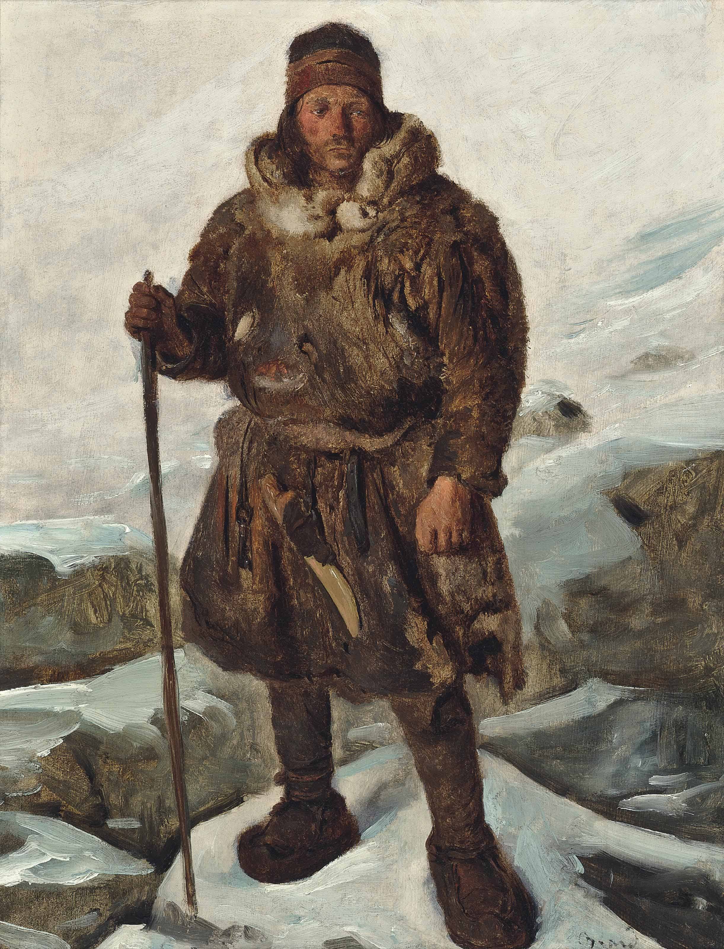 François-Auguste Biard - Un Lapon