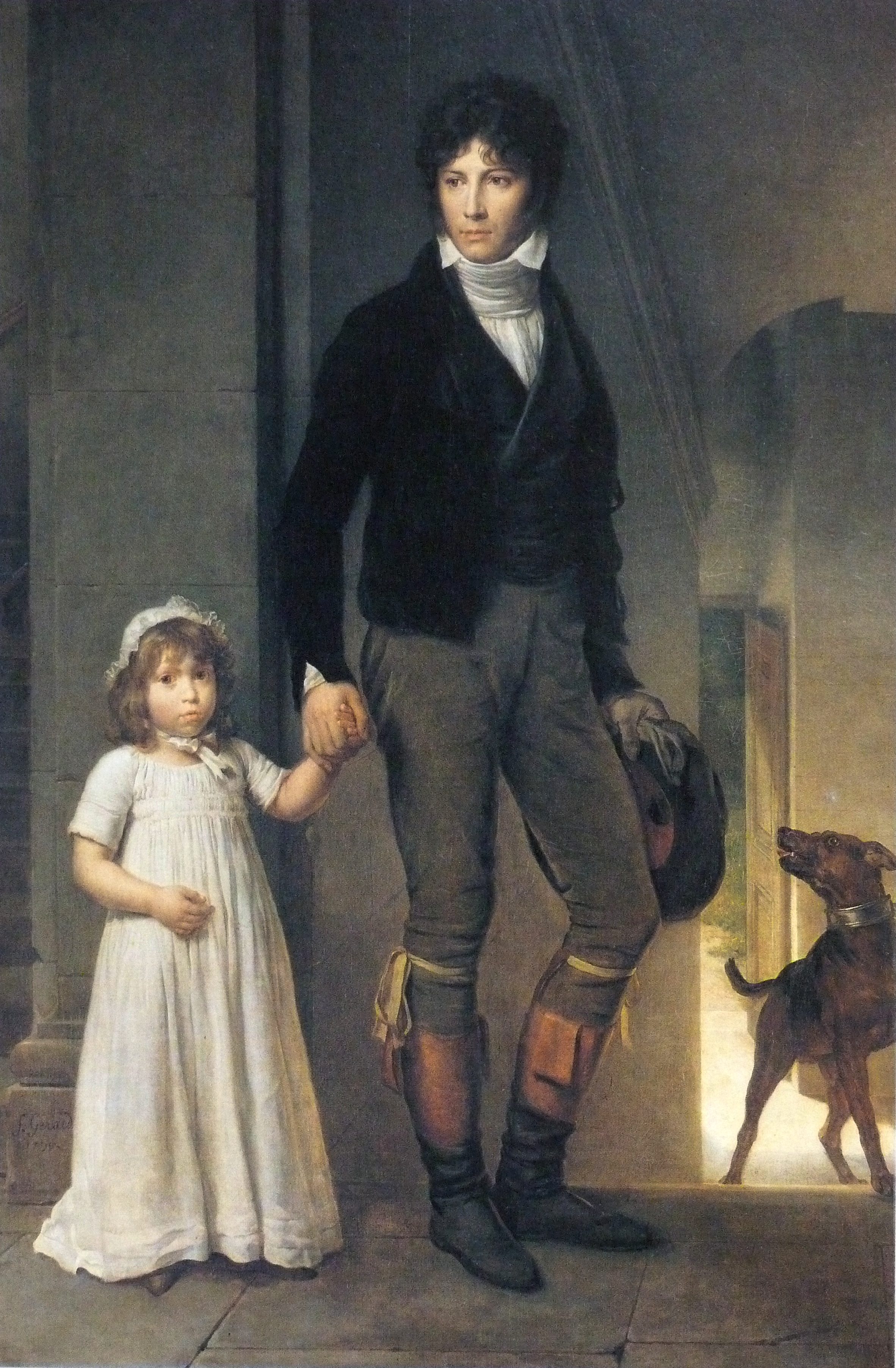 François Gérard portrait d'Isabey 1796