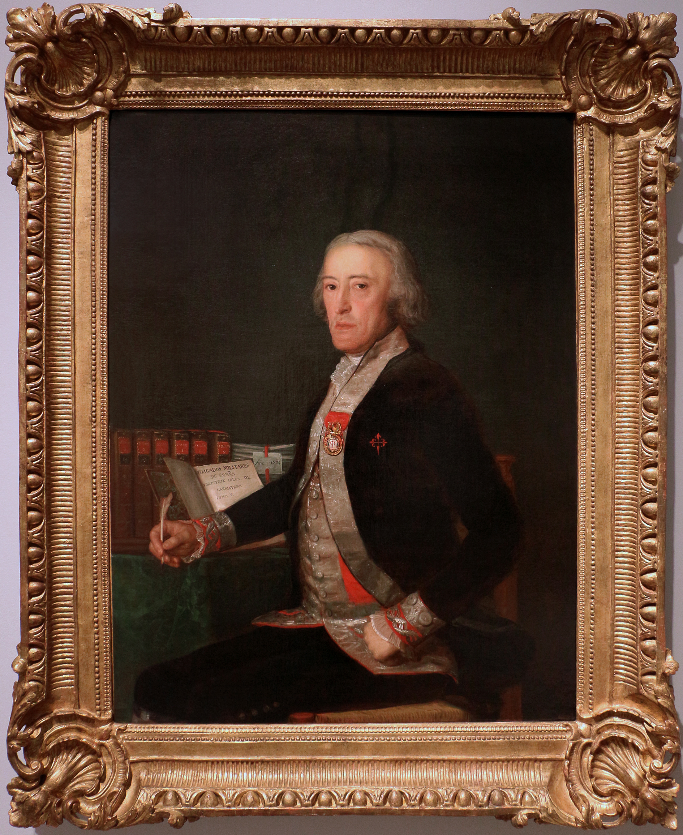 Francisco goya, ritratto di félix colòn de larriàtegui, 1794