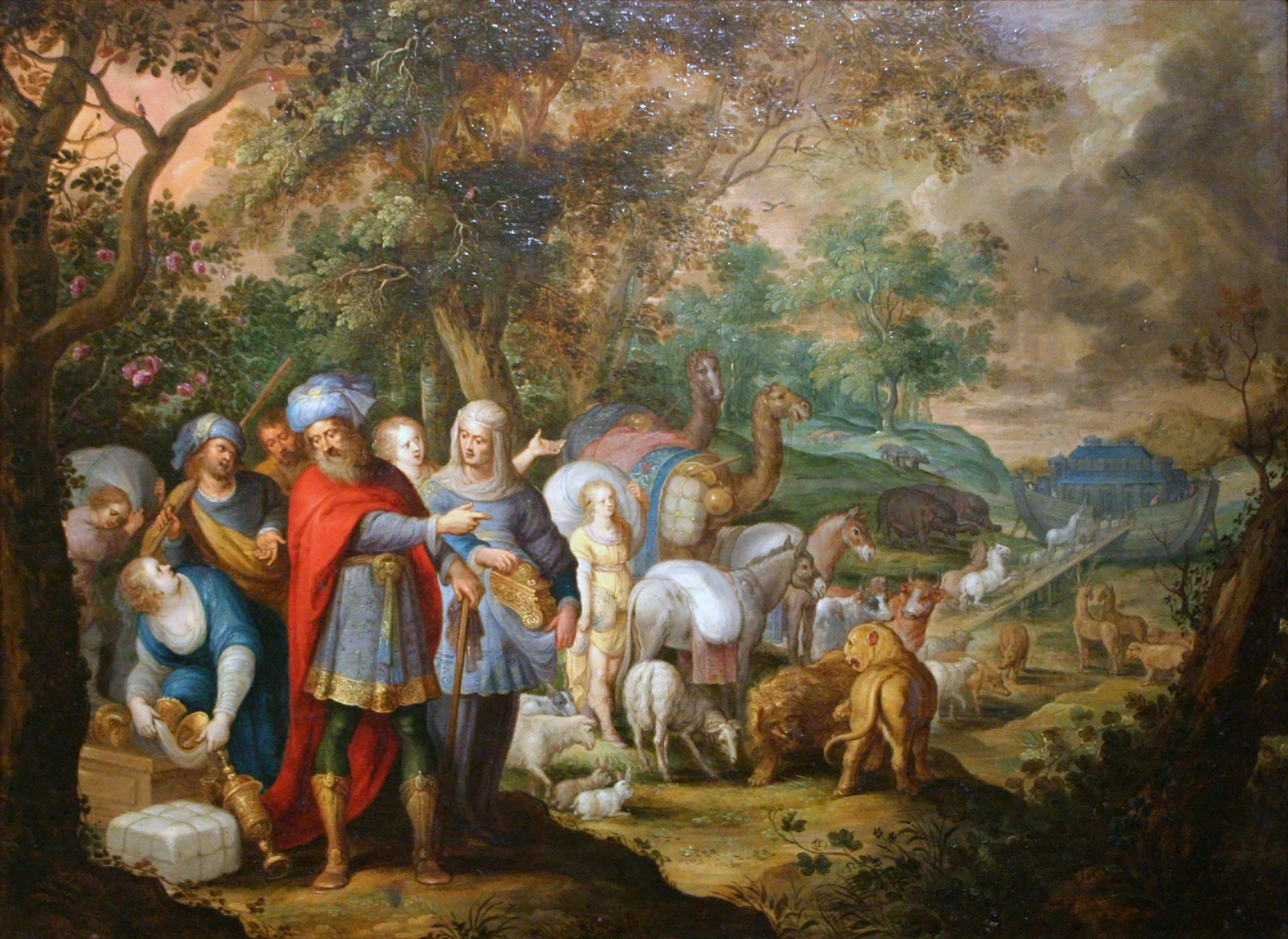 Frans Francken (II) - Entrée de Noé dans l'Arche