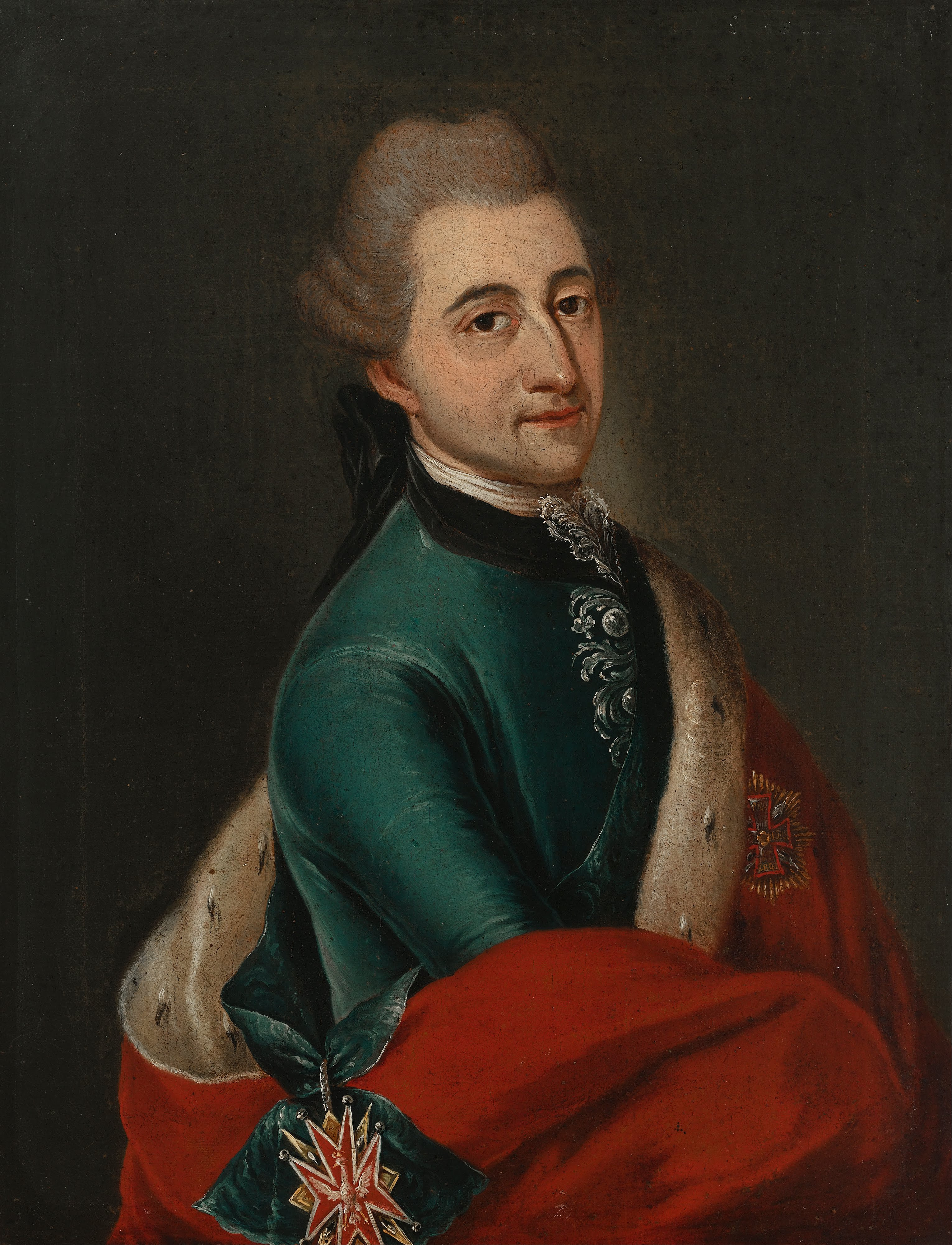 Franz Ignaz Molitor - Portrait of King Stanislas Augustus - Google Art Project