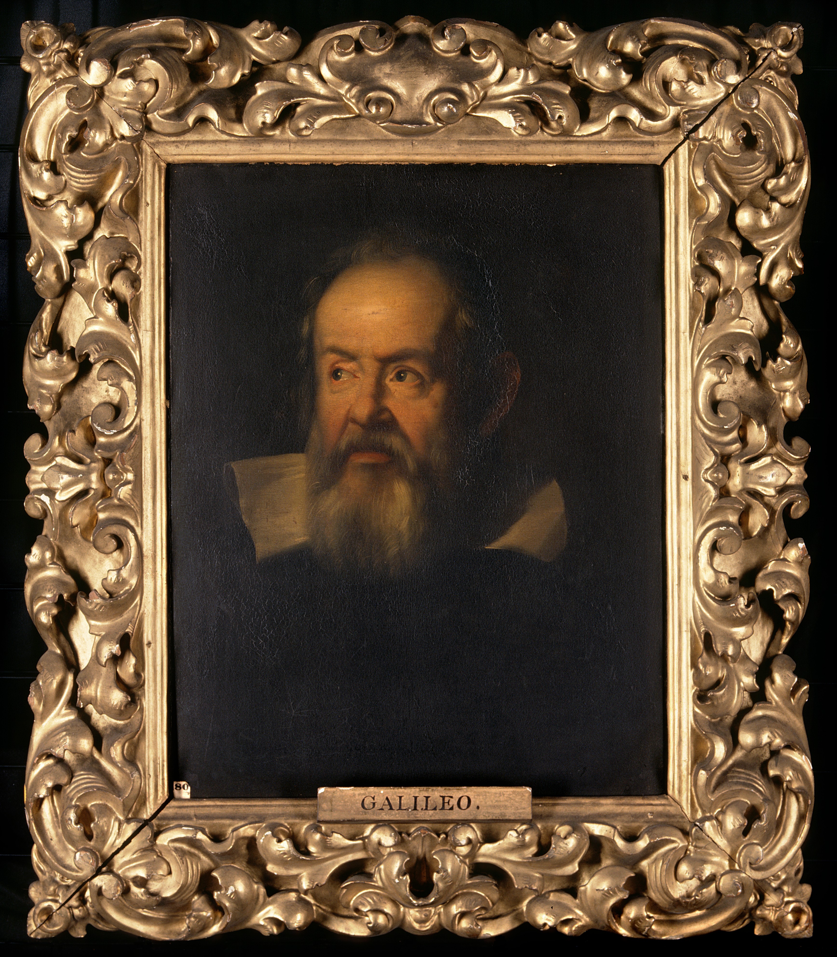 Galileo Galilei (1564-1642). Oil painting after Justus Suste Wellcome V0017867