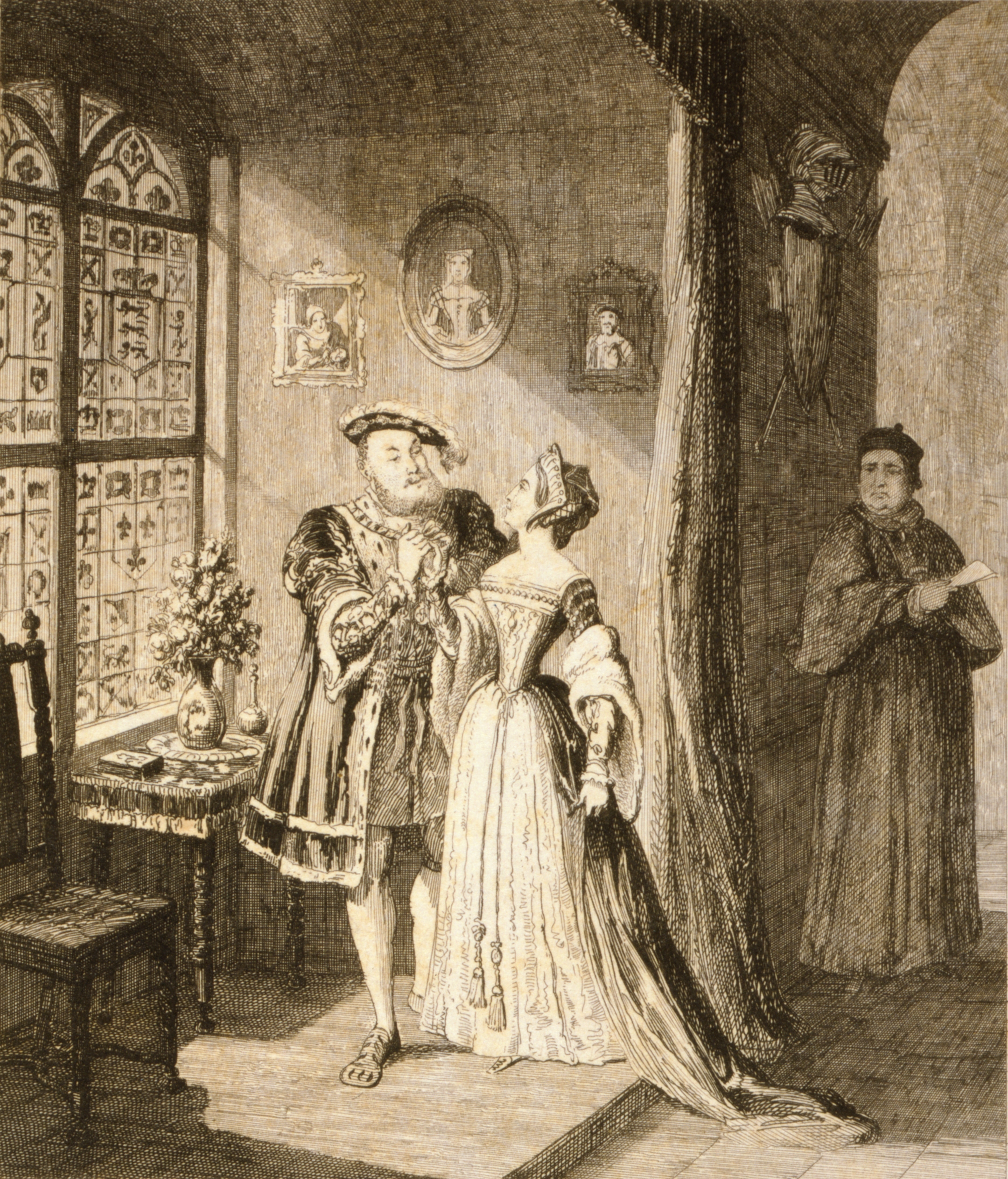 Henry's reconciliation with Anne Boleyn cph.3g08965