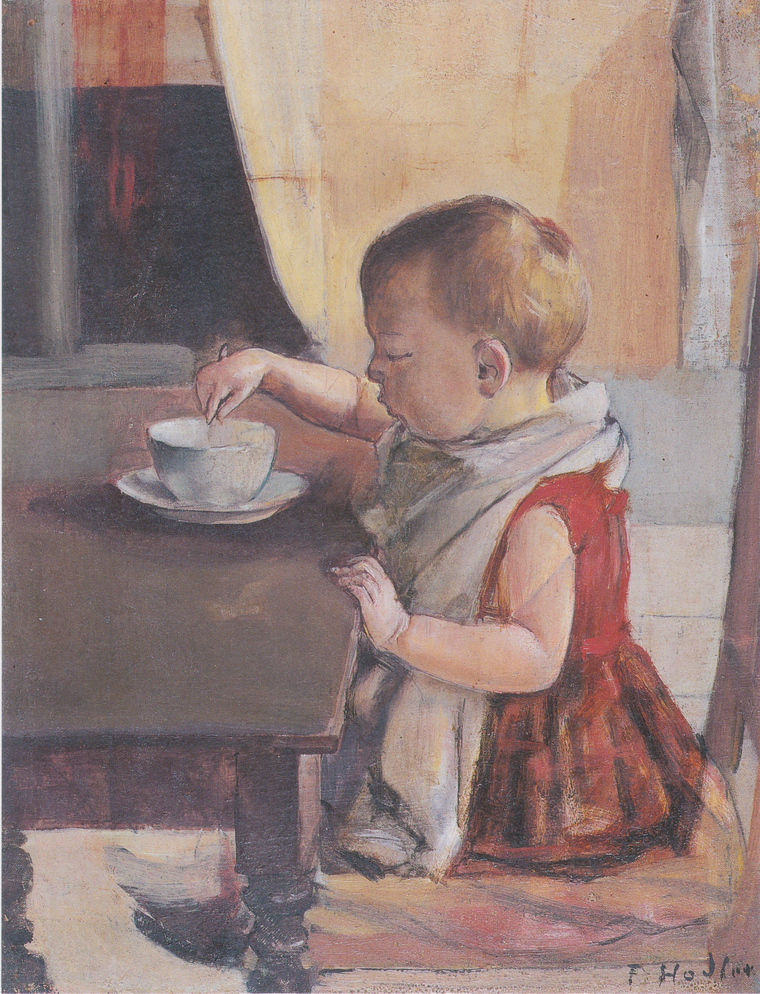 Hodler - Kind am Tisch - 1889