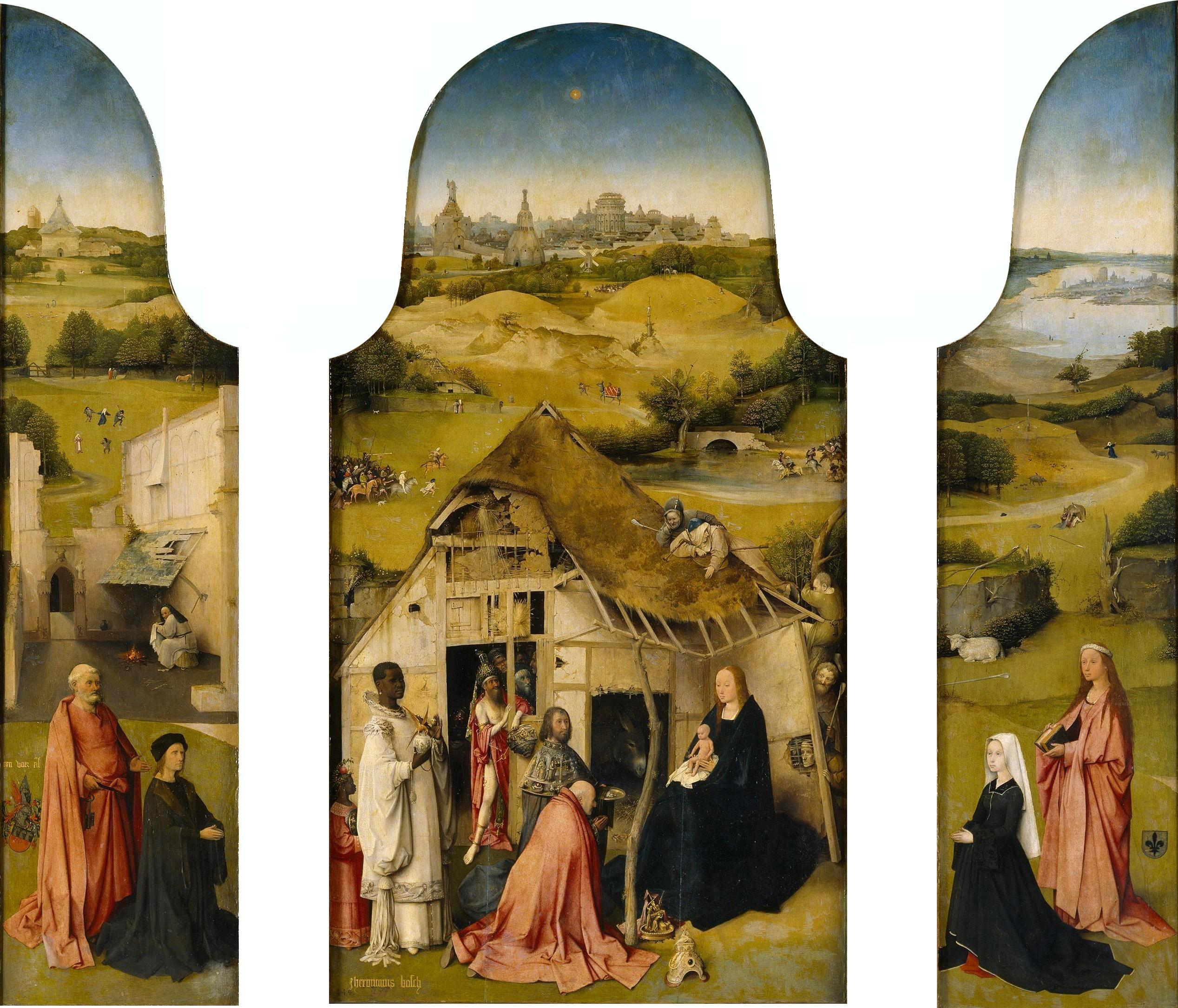 J. Bosch Adoration of the Magi Triptych