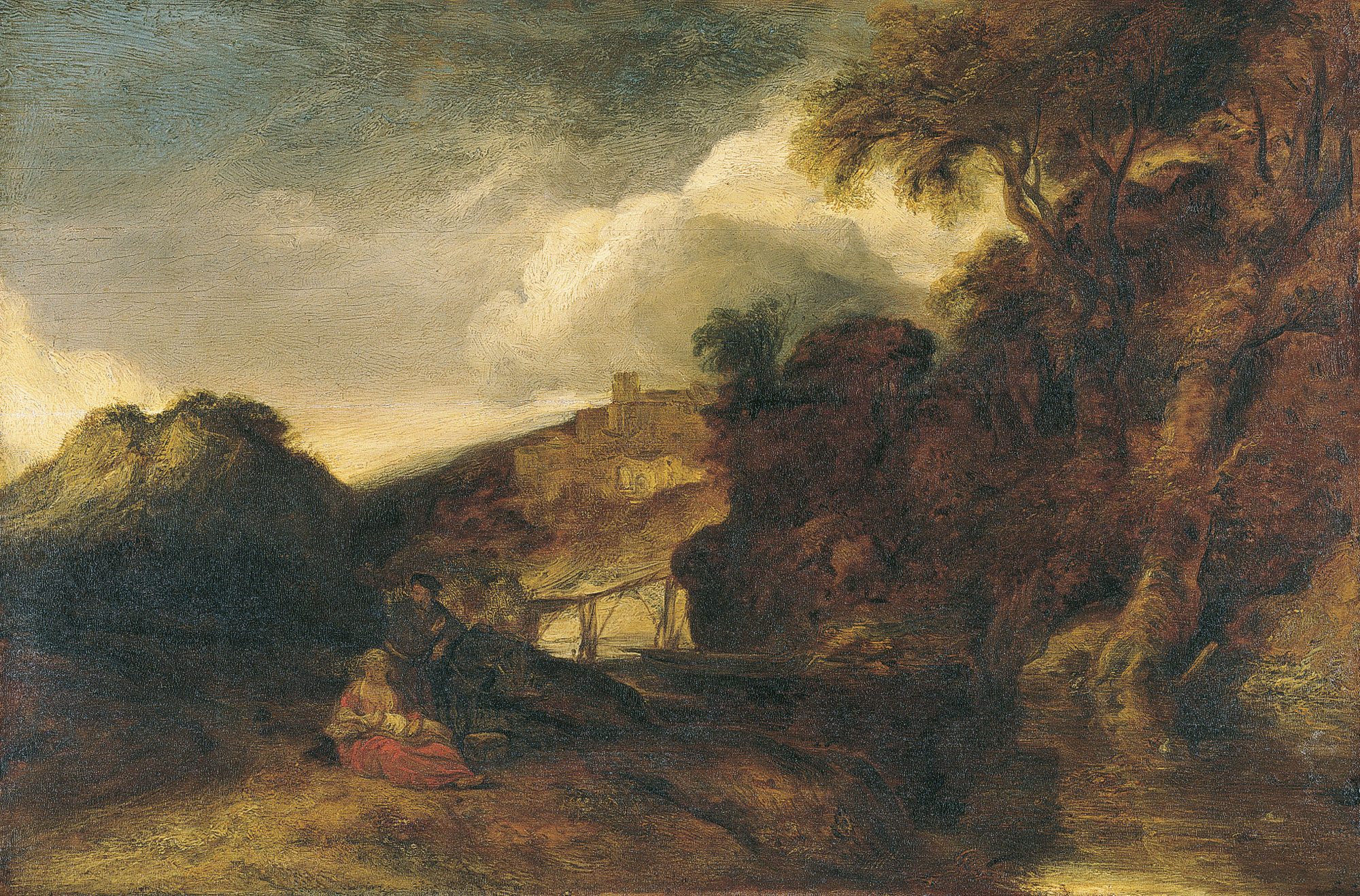 Jan Lievens - Landscape with the Rest on the Flight into Egypt