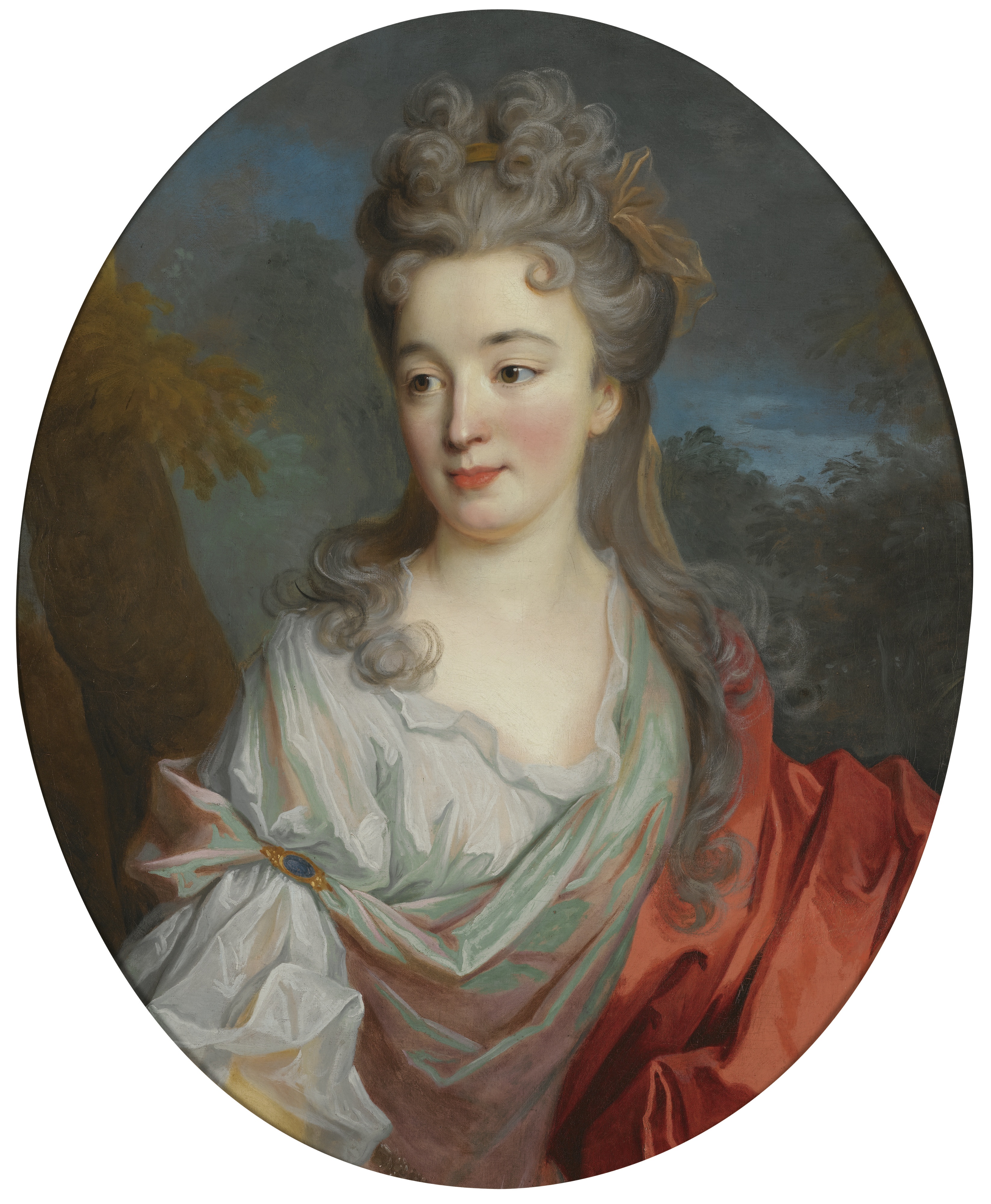 Jean-Baptiste Oudry. Portrait of a lady