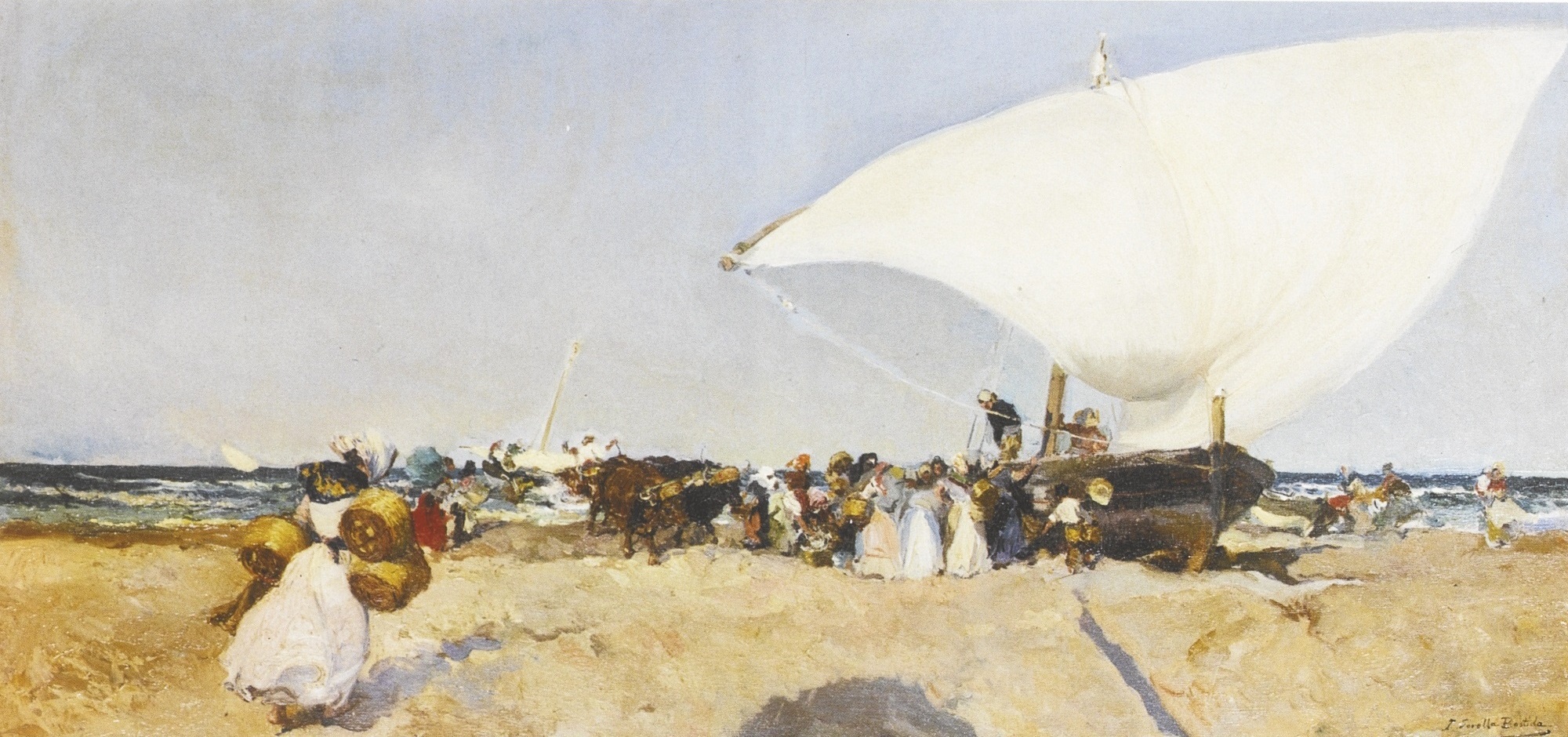 Joaquín Sorolla - La Llegada de la Pesca (1898)