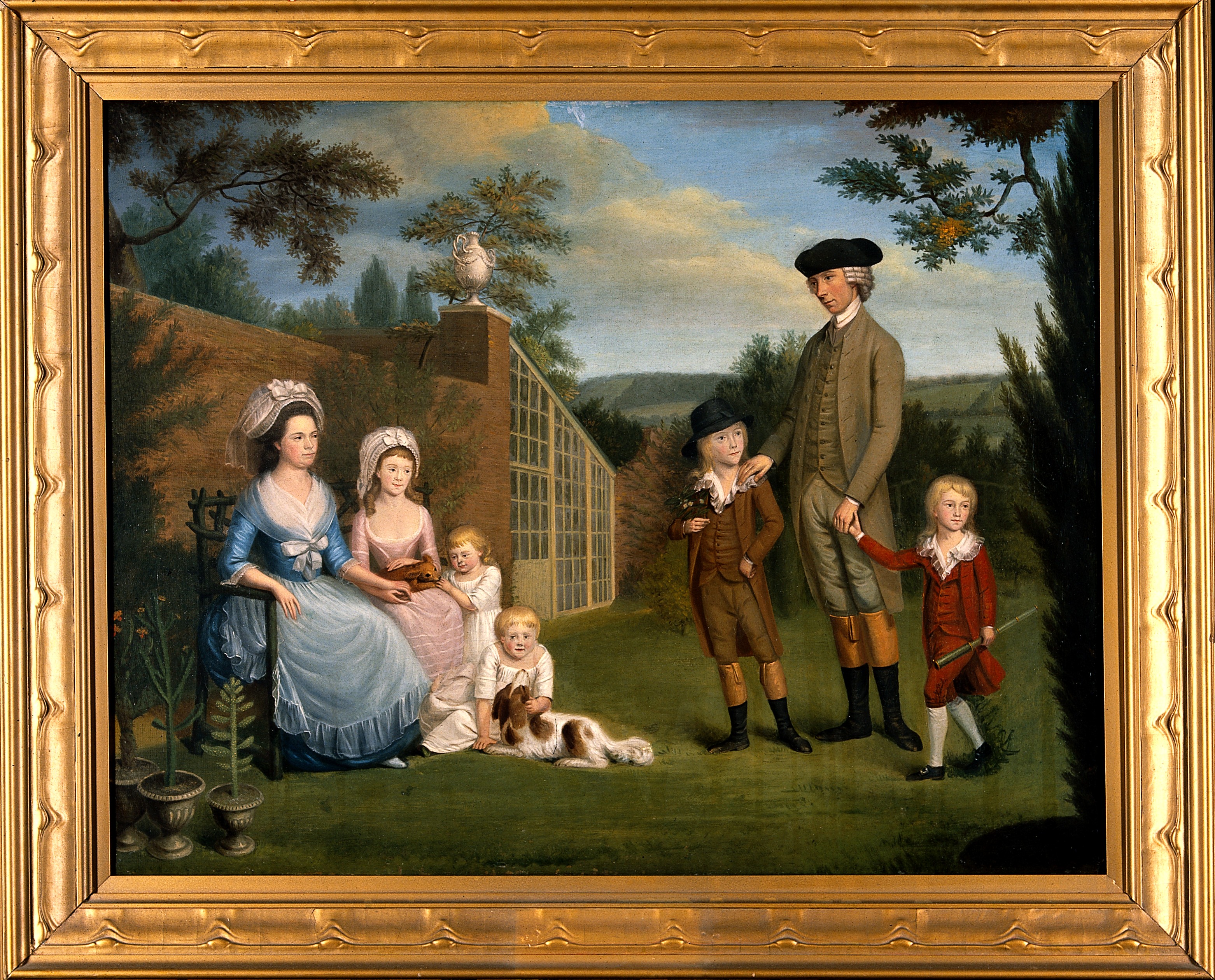 John Coakley Lettsom (1733-1810), physician, with his family Wellcome V0017955