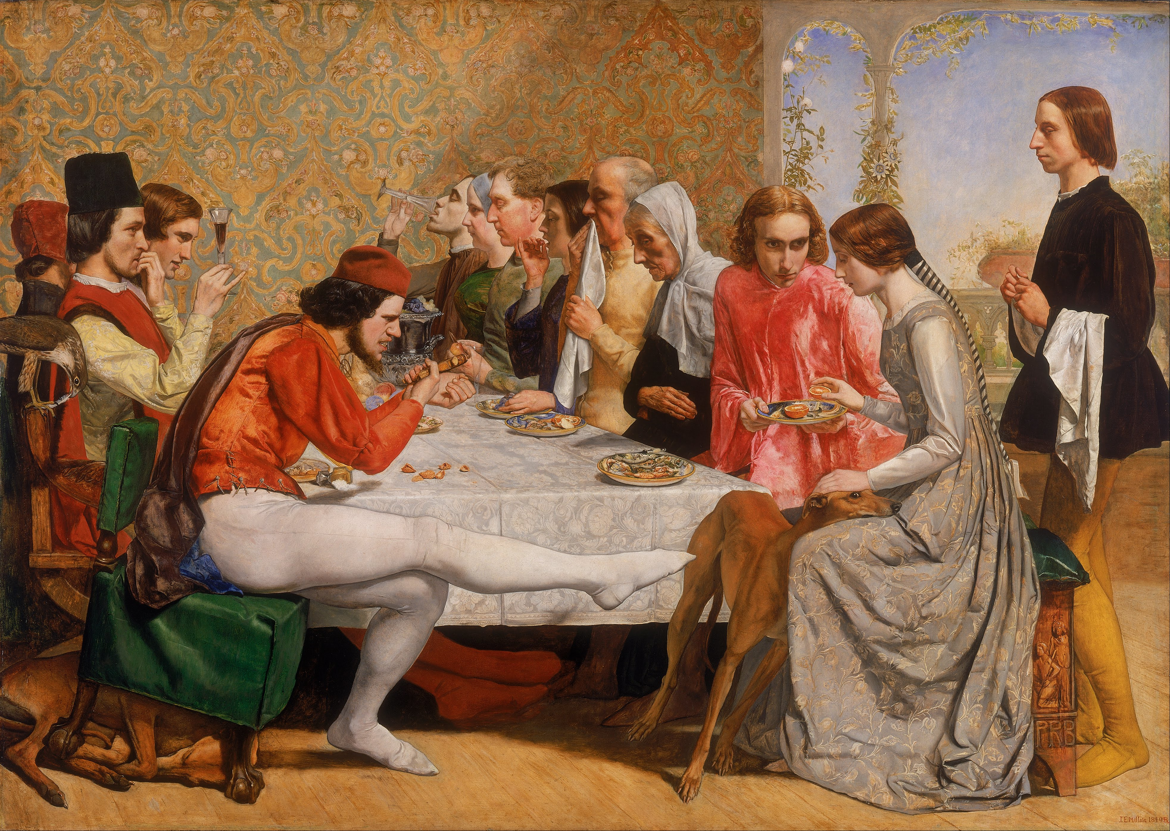 John Everett Millais - Isabella - Google Art Project