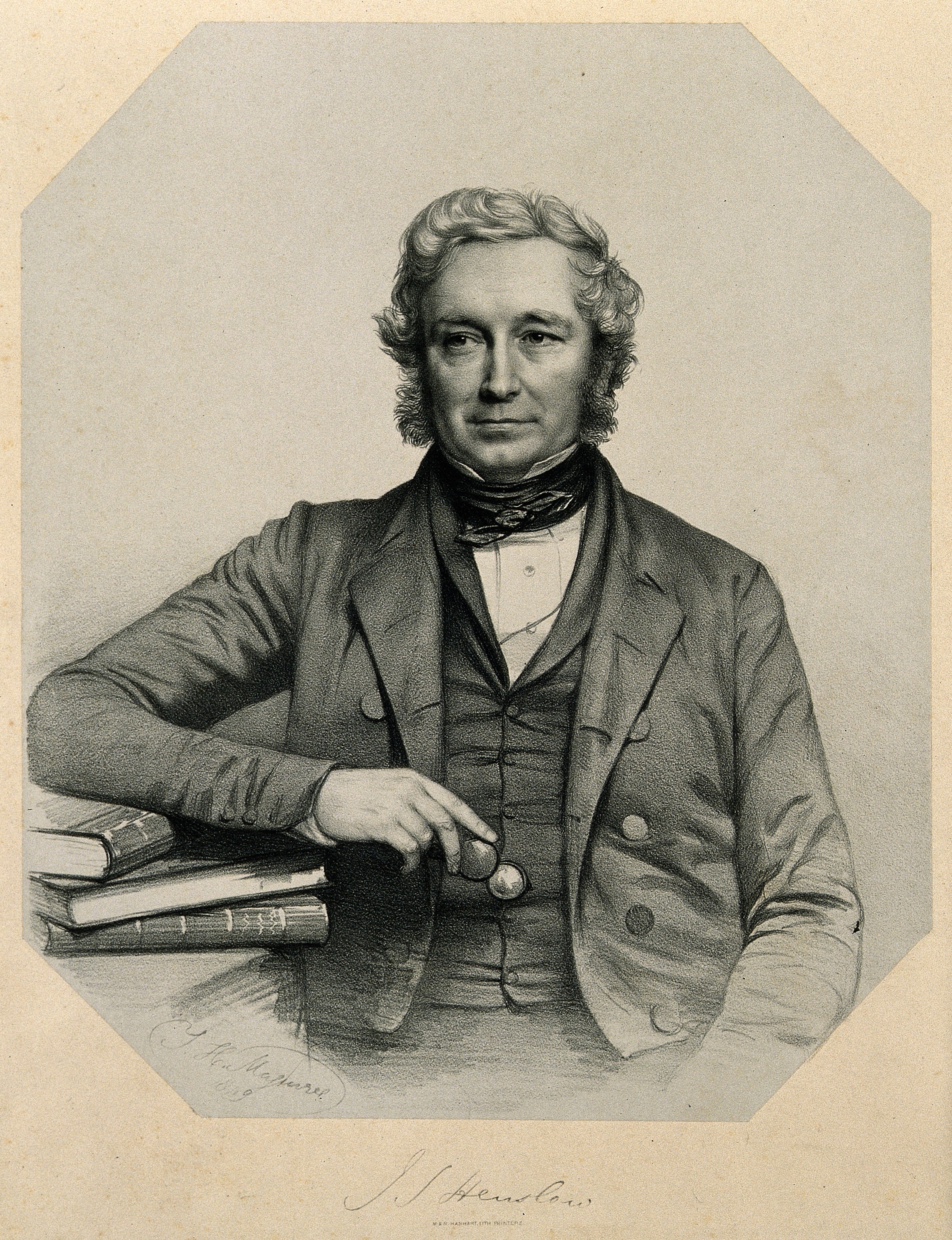 John Stevens Henslow. Lithograph by T. H. Maguire, 1849. Wellcome V0002695