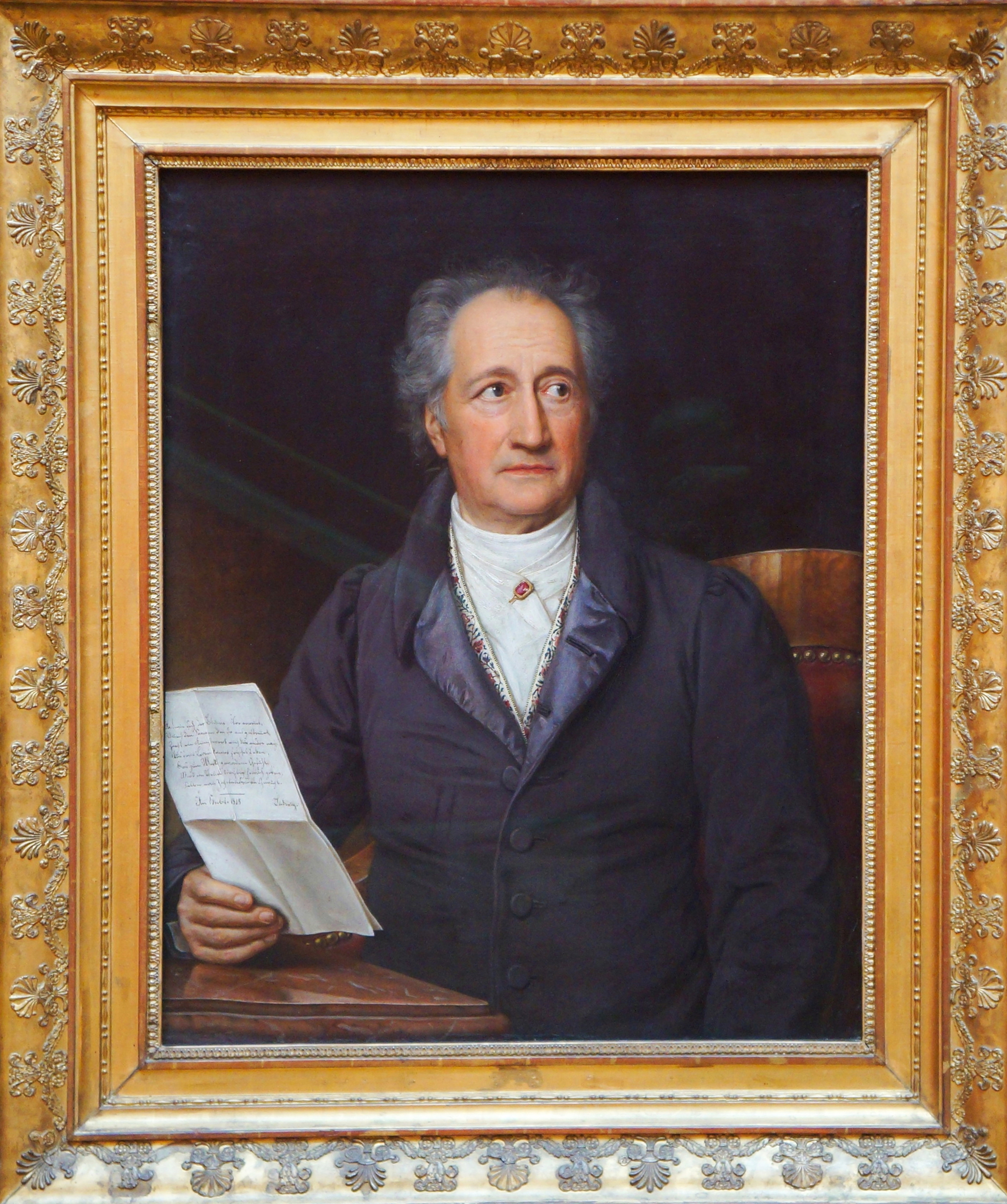 Joseph Karl Stieler portrait de Johann Wolfgang von Goethe