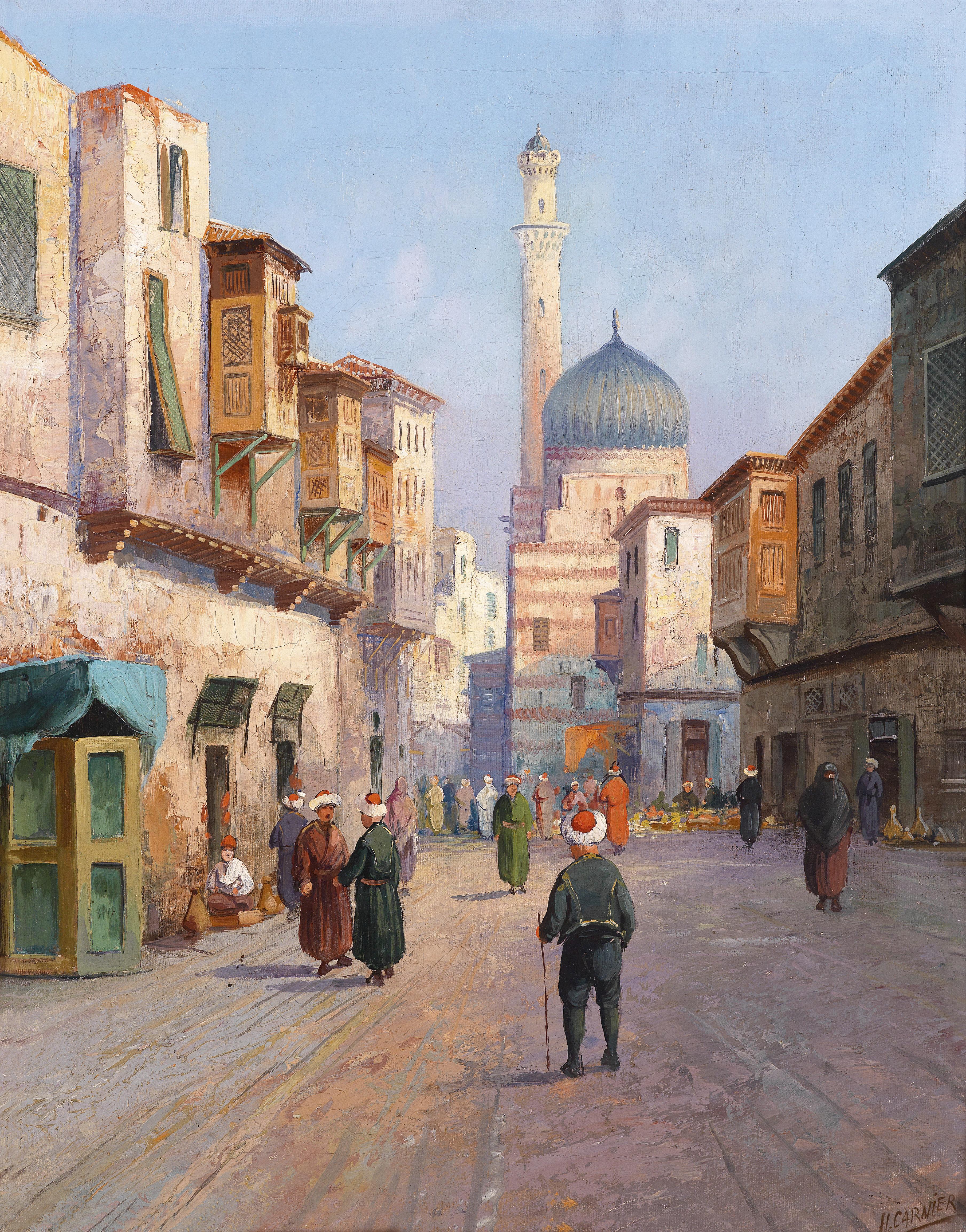 Karl Kaufmann Orientalische Straßenszene