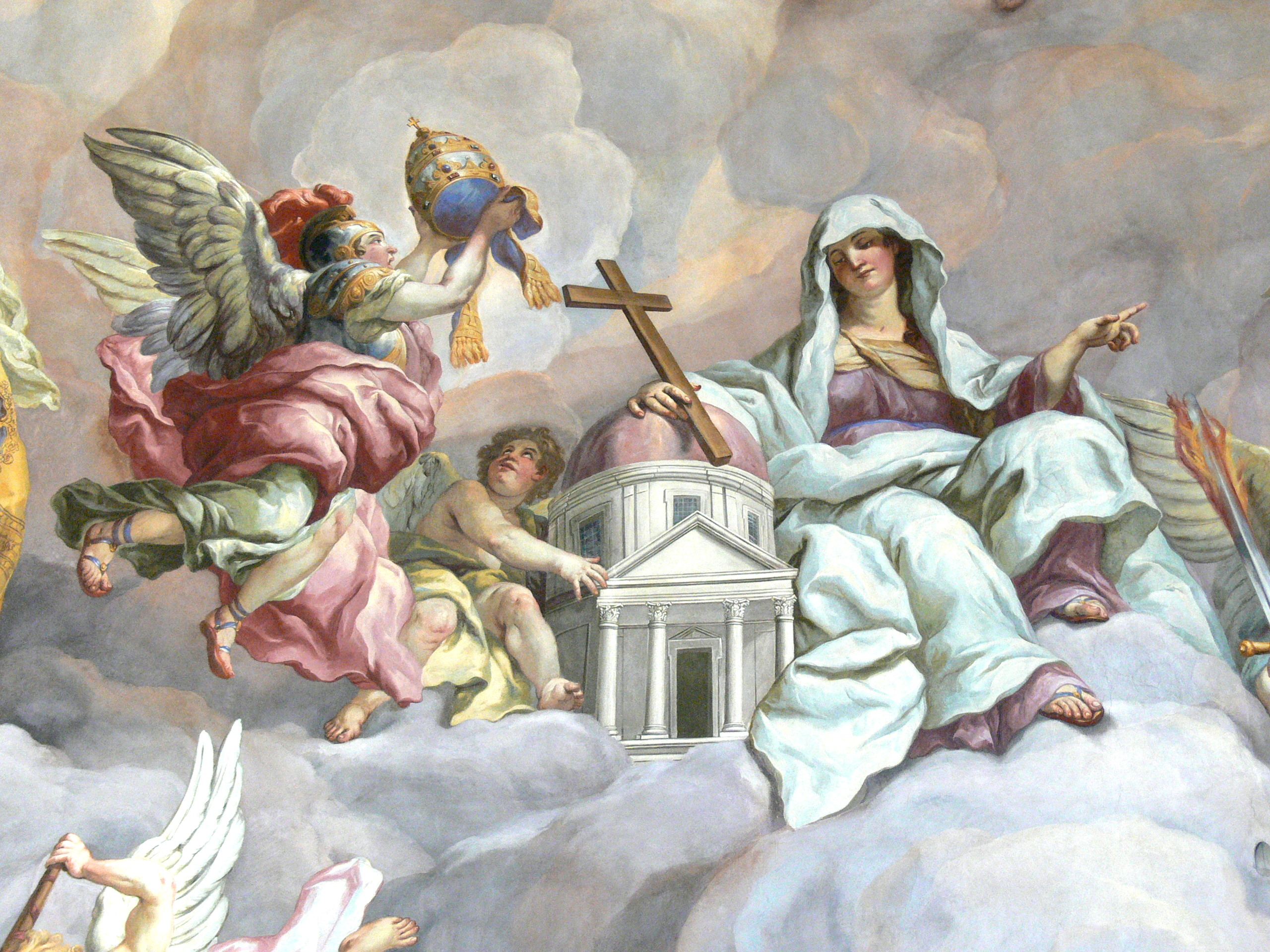 Karlskirche Frescos - Glaube 2
