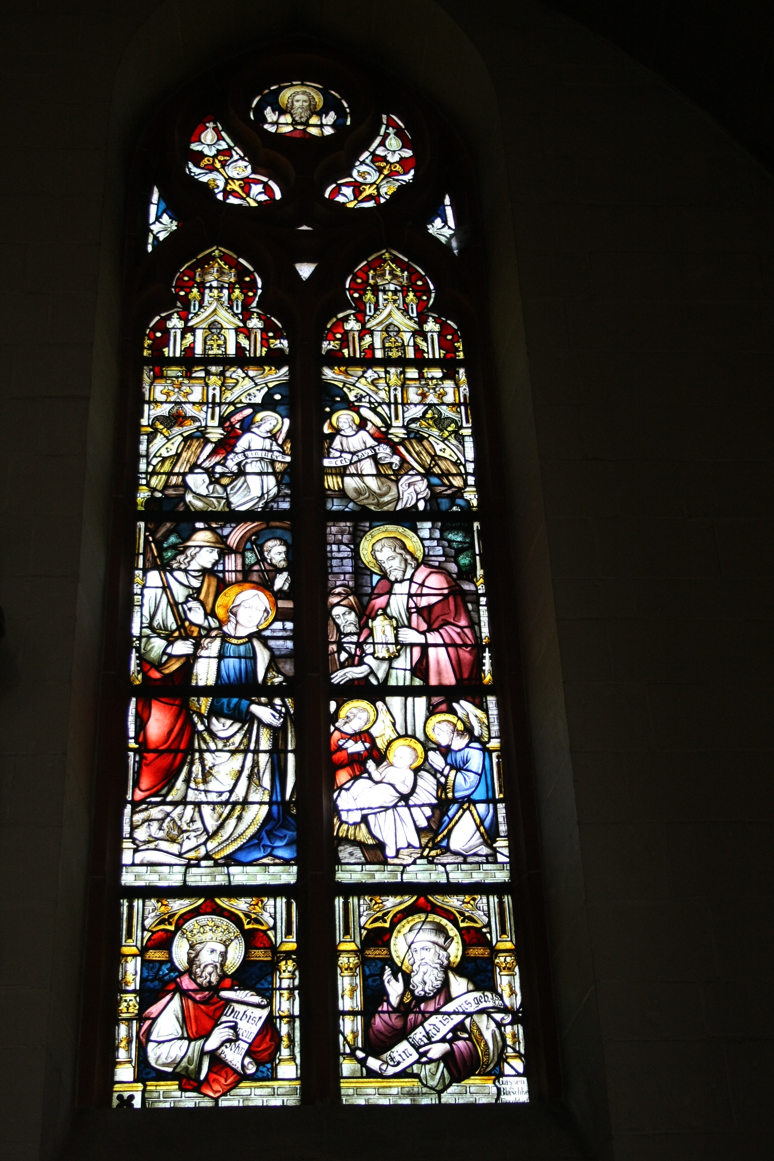 Kempenich St.Philippus u.Jakobus Bleiglasfenster223