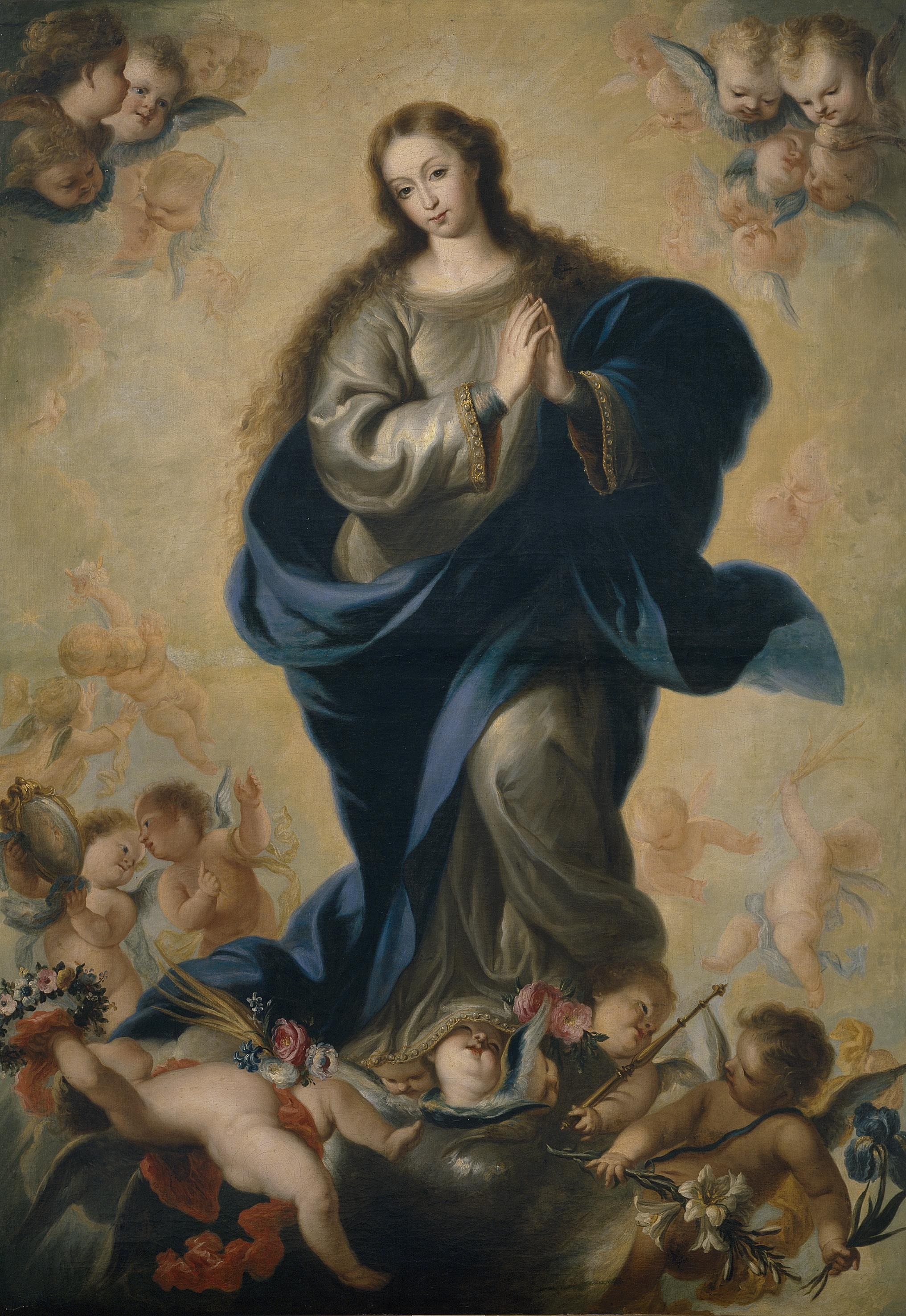 La Inmaculada Concepción, de Miguel Jacinto Meléndez (Museo del Prado)