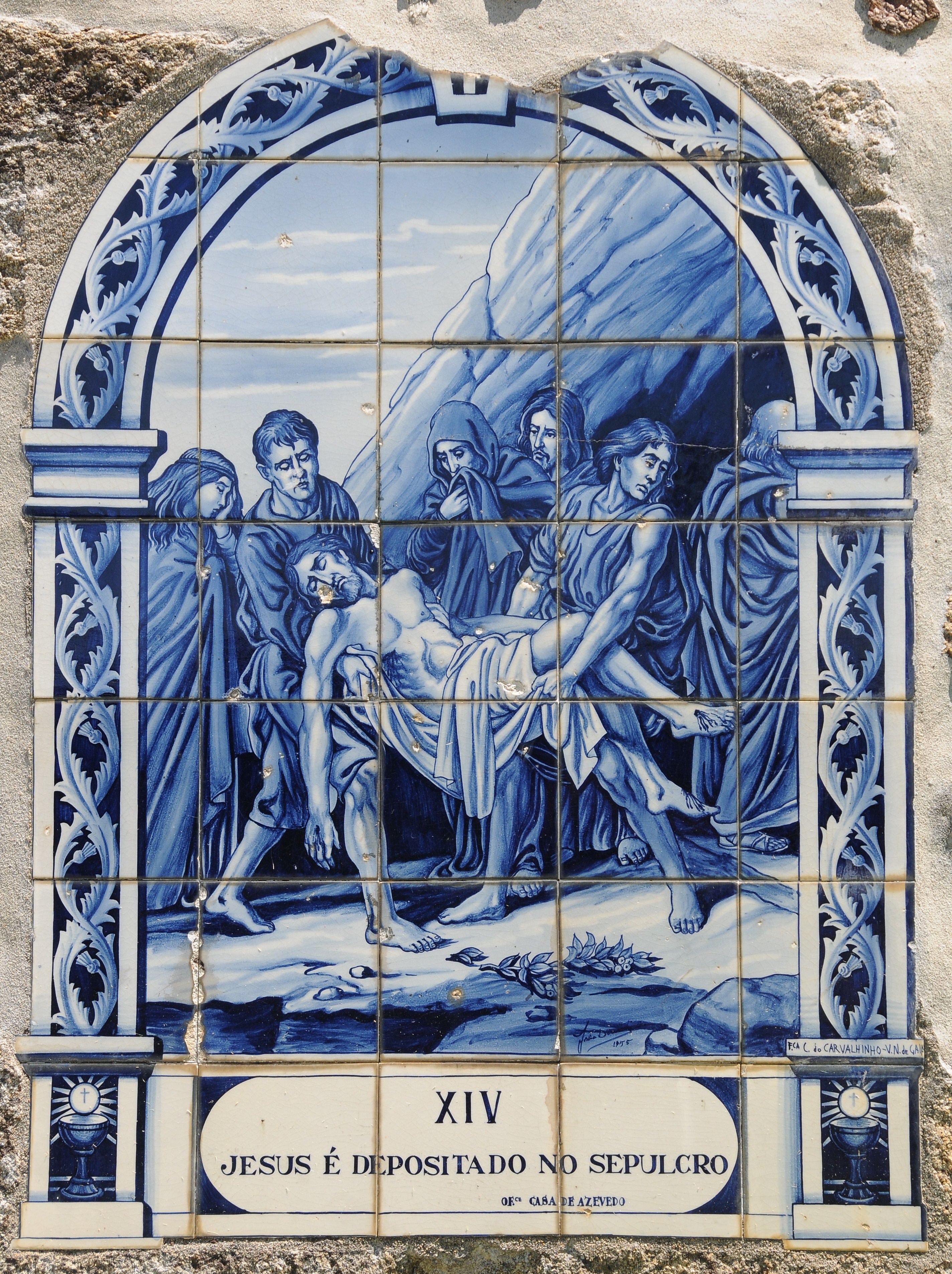 Lama Barcelos-Jesus e depositado no Sepulcro