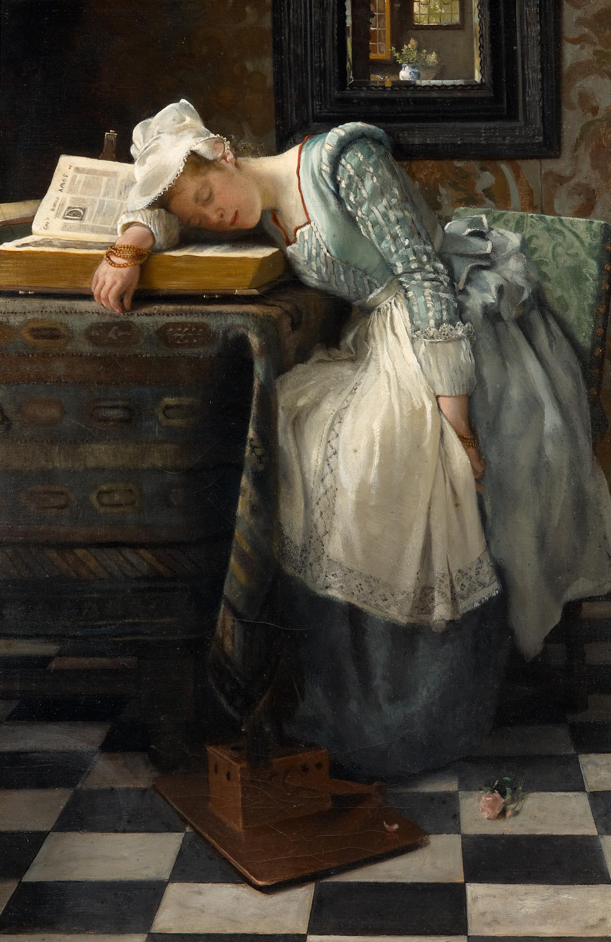 Laura Theresa Alma-Tadema - World of dreams (1876)