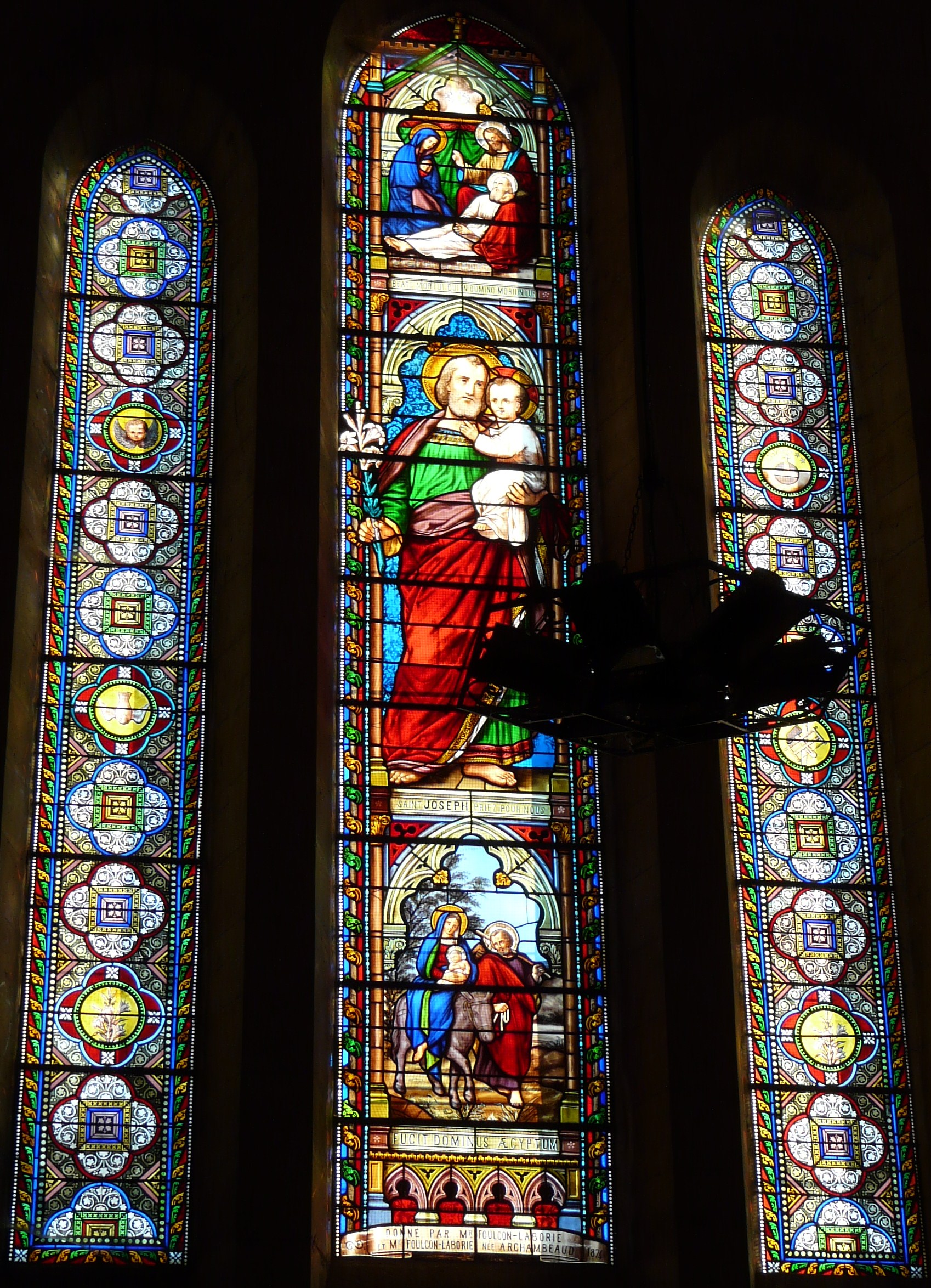 Le Bugue église vitraux St Joseph