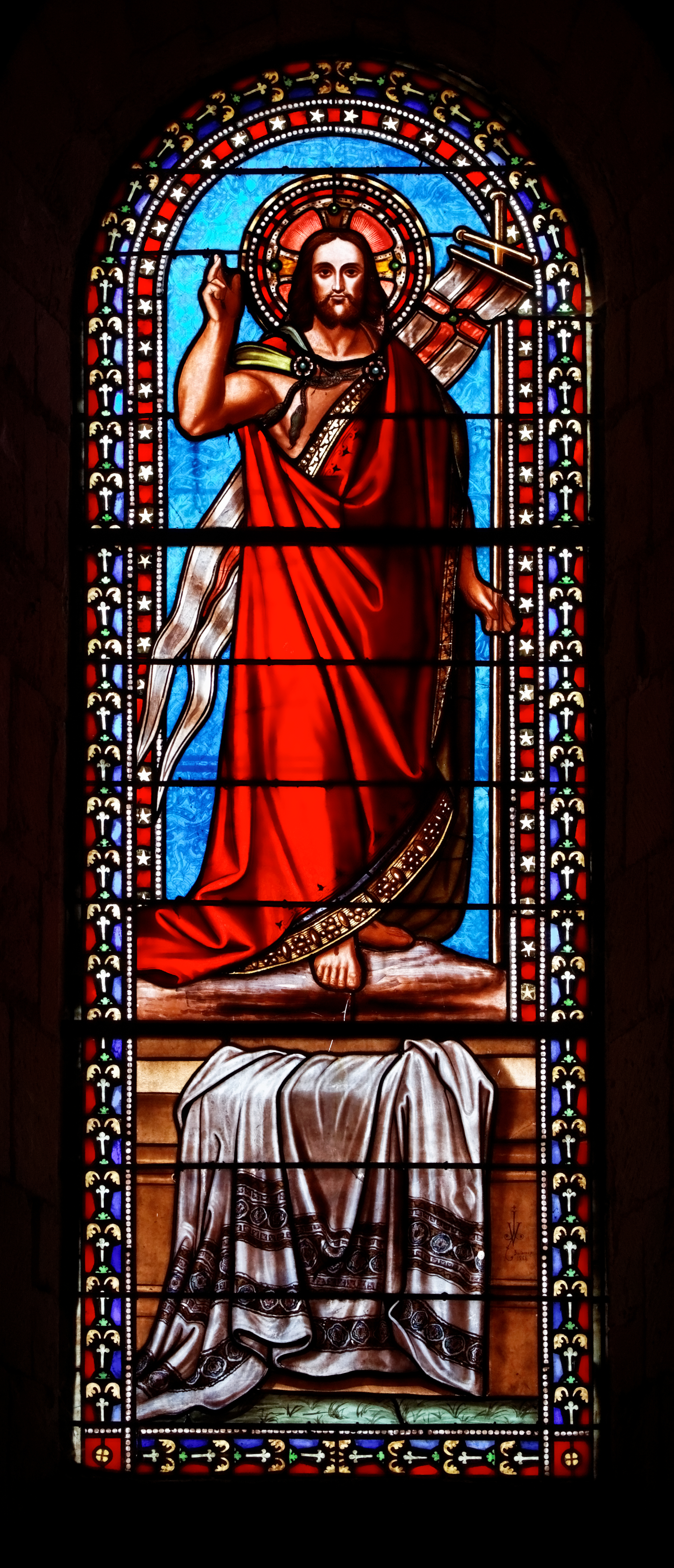 Le Buisson-de-Cadouin - Abbaye de Cadouin - Vitraux de l'église abbatiale - PA00082415 - 004