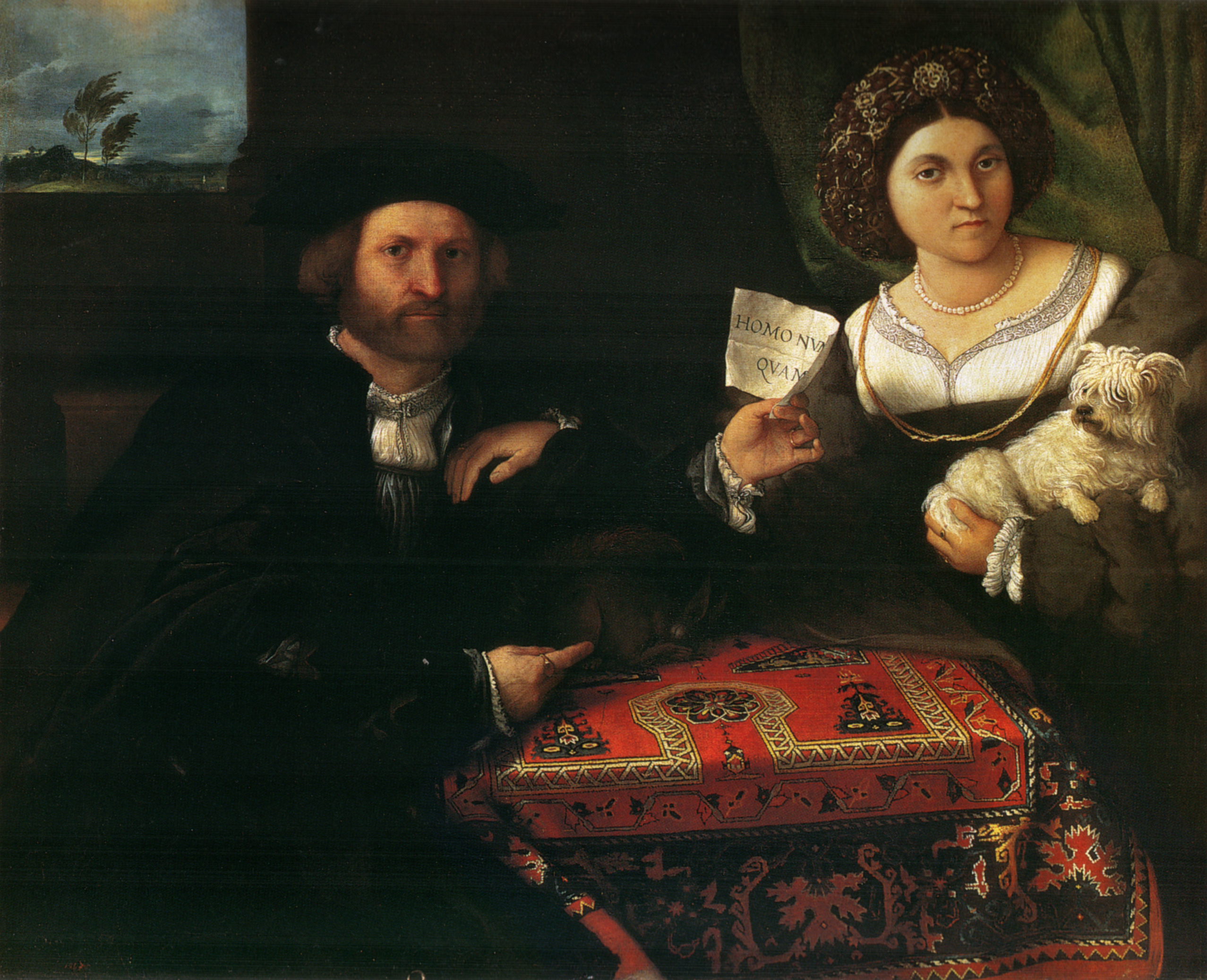 Lotto, ritratto di coniugi